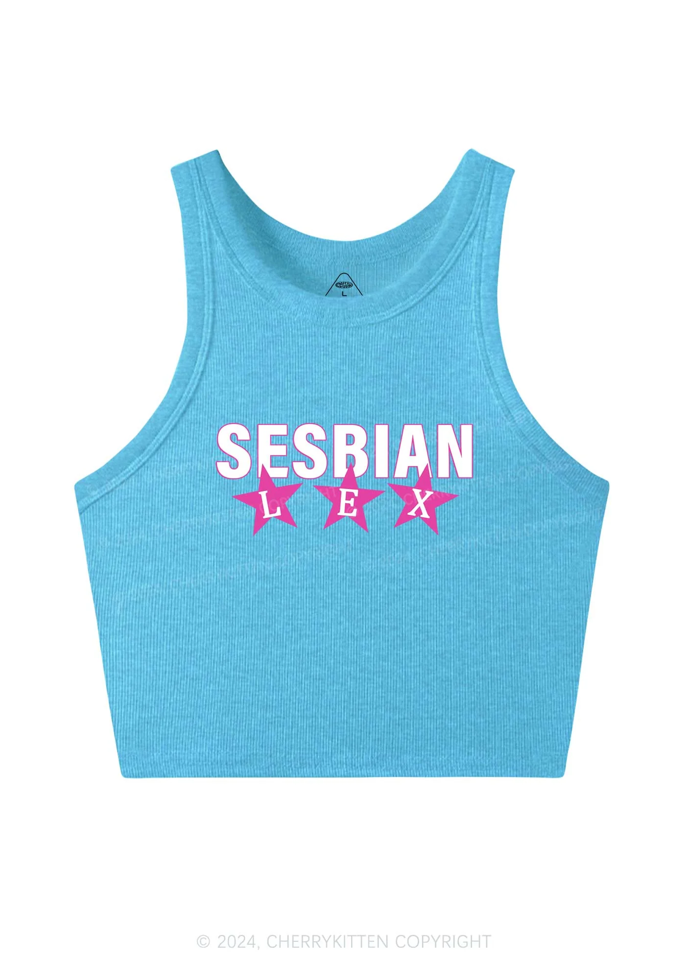 Sesbian Lex Y2K Crop Tank Top Cherrykitten - Image 4