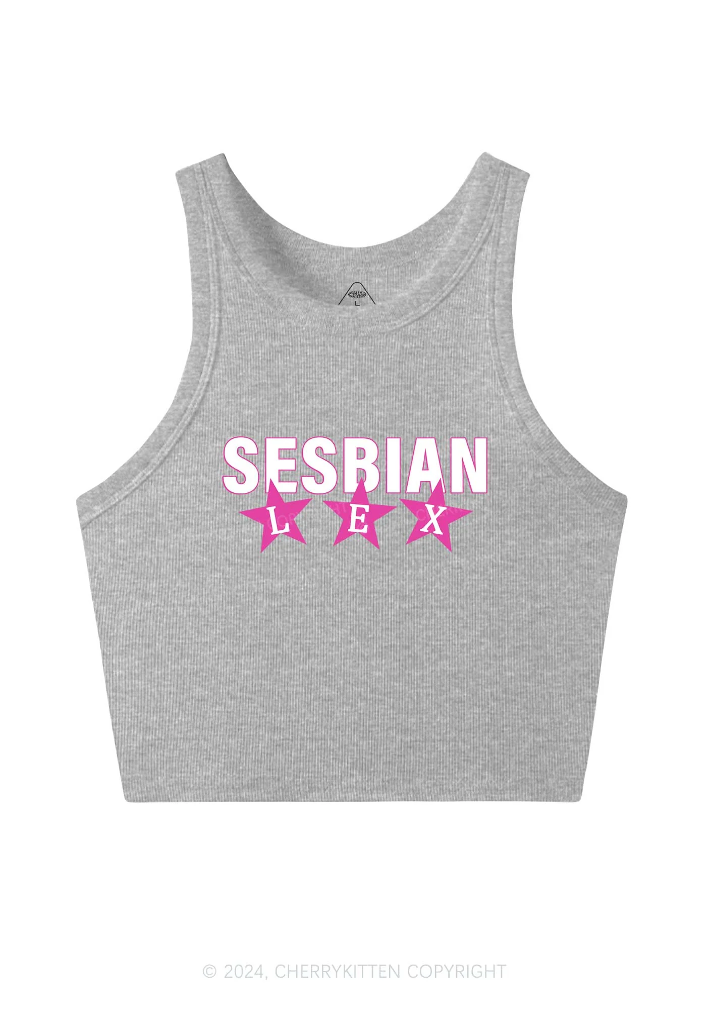Sesbian Lex Y2K Crop Tank Top Cherrykitten - Image 5