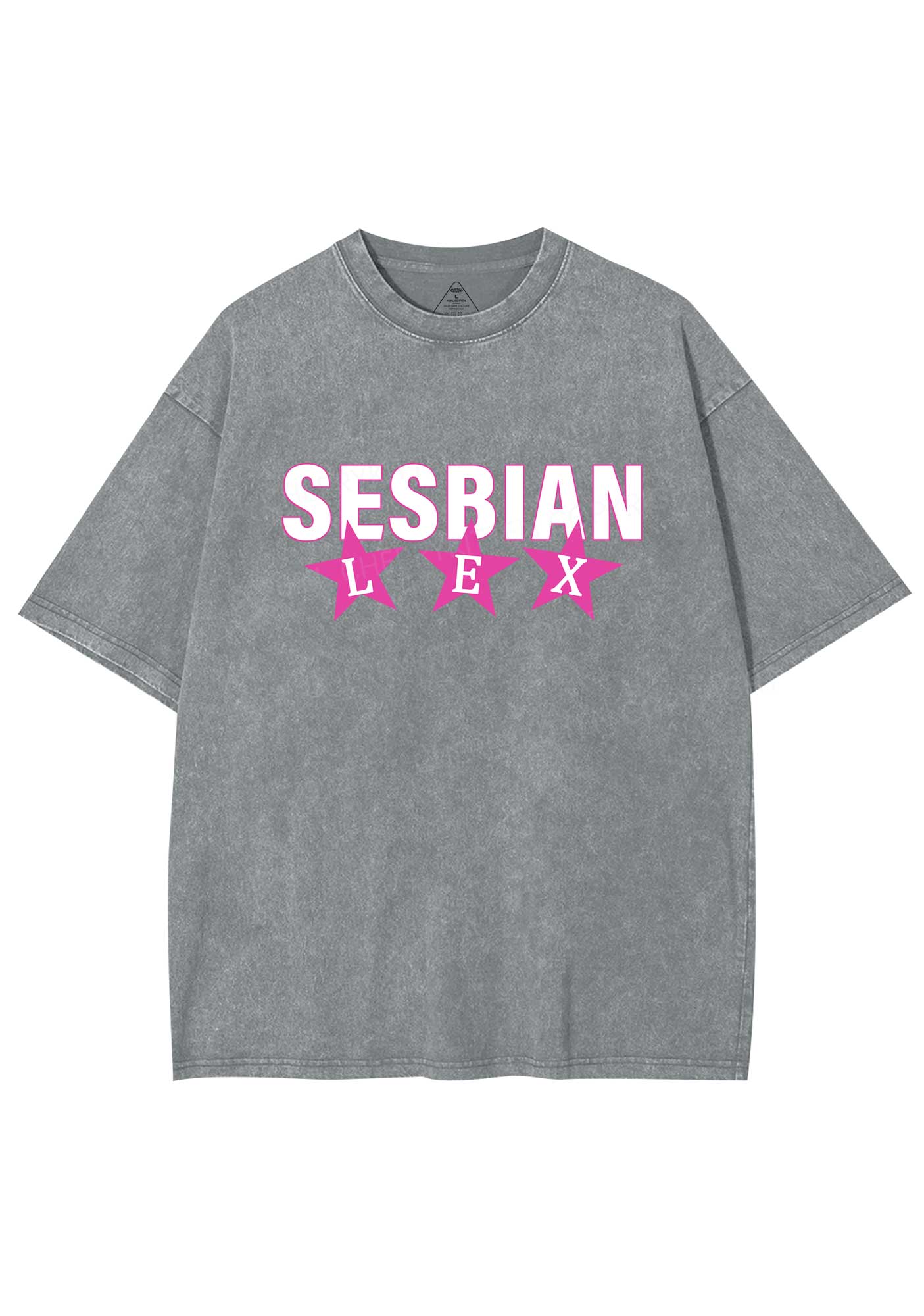 Sesbian Lex Y2K Shirts Washed Tee Cherrykitten - Image 7