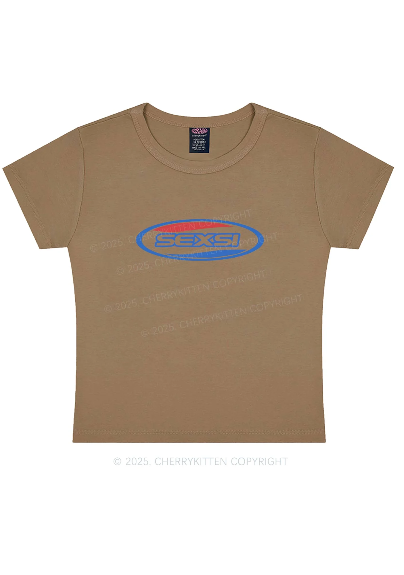 Sexsi Slogan Y2K Baby Tee Cherrykitten - Image 11