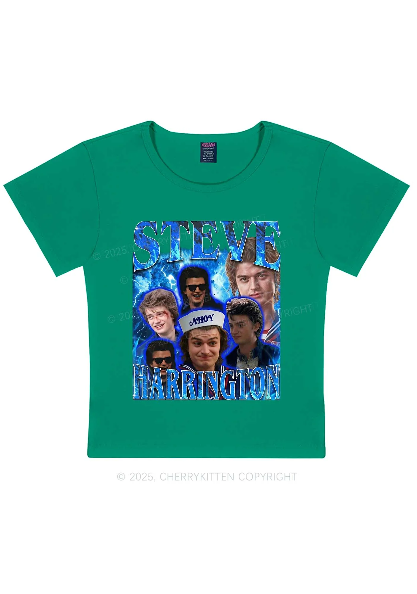 SH Blue Blaze Y2K Baby Tee Cherrykitten - Image 10