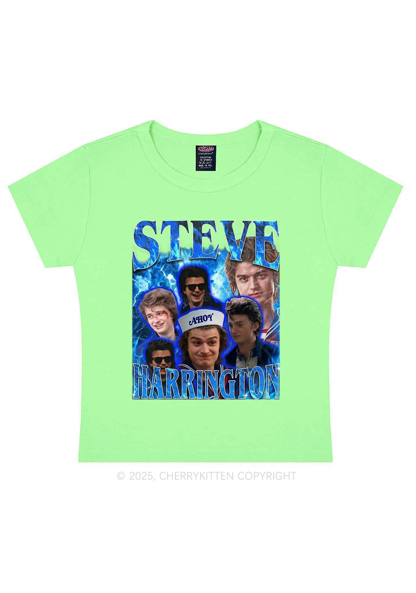 SH Blue Blaze Y2K Baby Tee Cherrykitten - Image 12