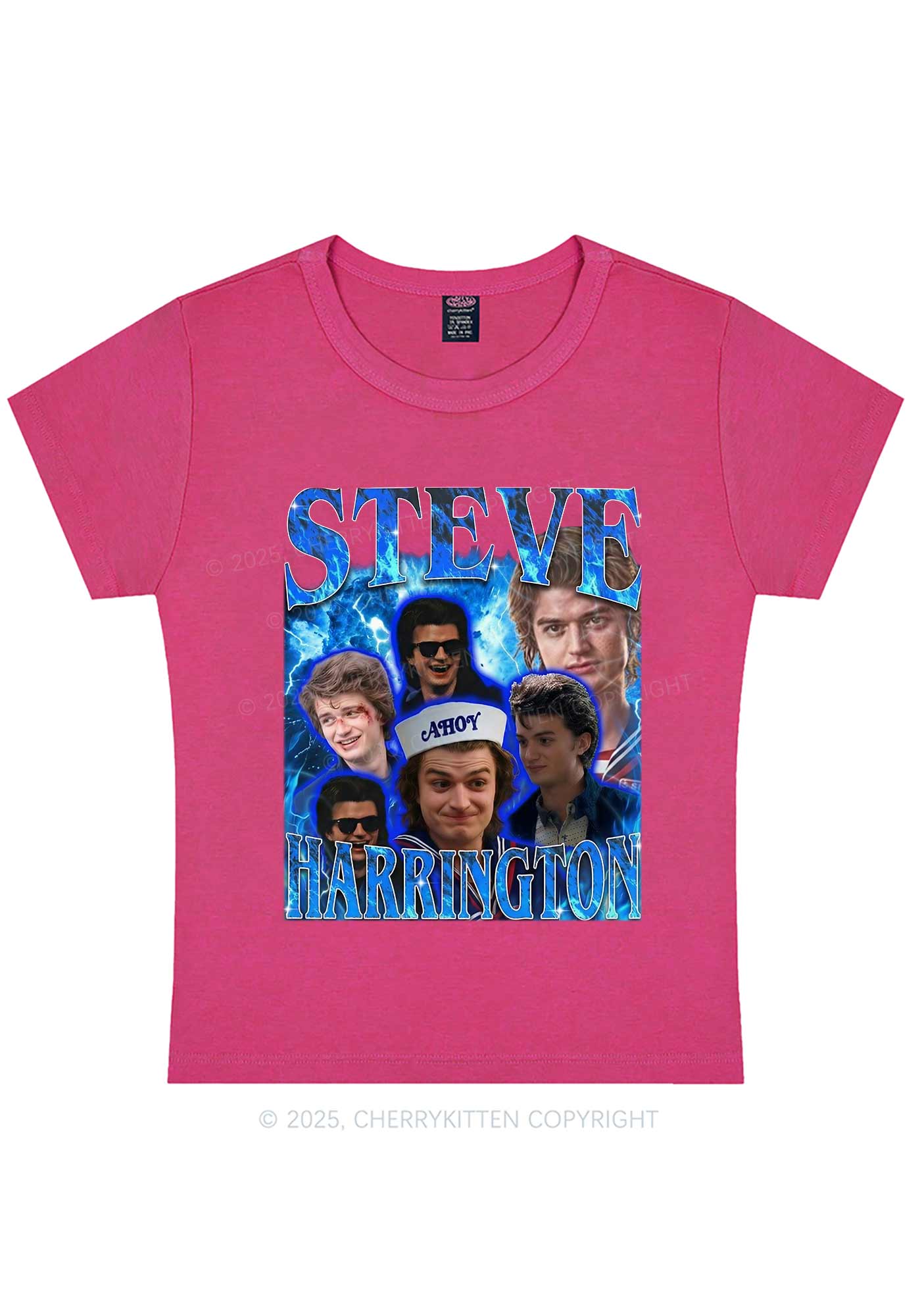 SH Blue Blaze Y2K Baby Tee Cherrykitten - Image 6