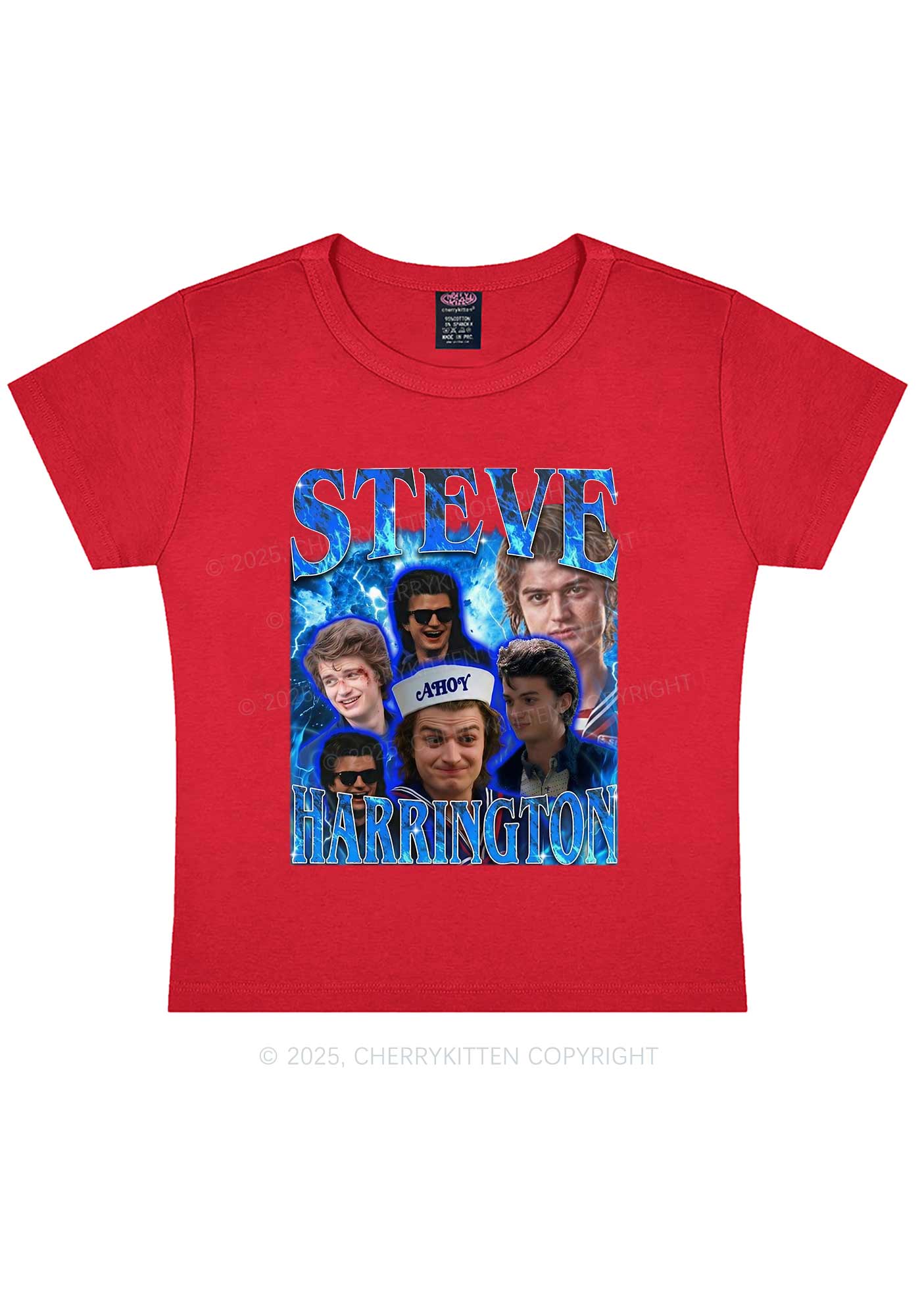 SH Blue Blaze Y2K Baby Tee Cherrykitten - Image 7