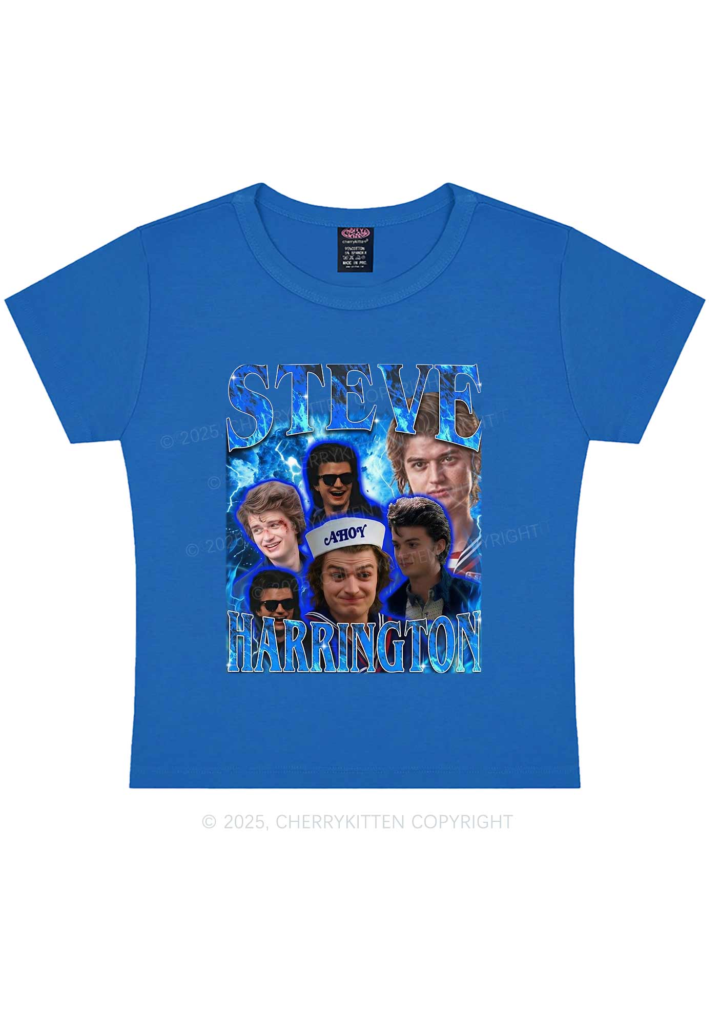 SH Blue Blaze Y2K Baby Tee Cherrykitten - Image 8