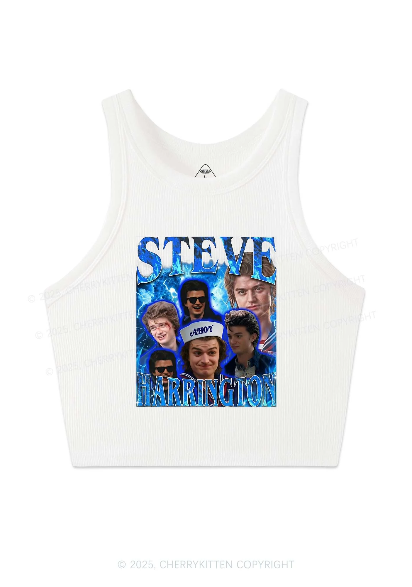 SH Blue Blaze Y2K Crop Tank Top Cherrykitten - Image 3