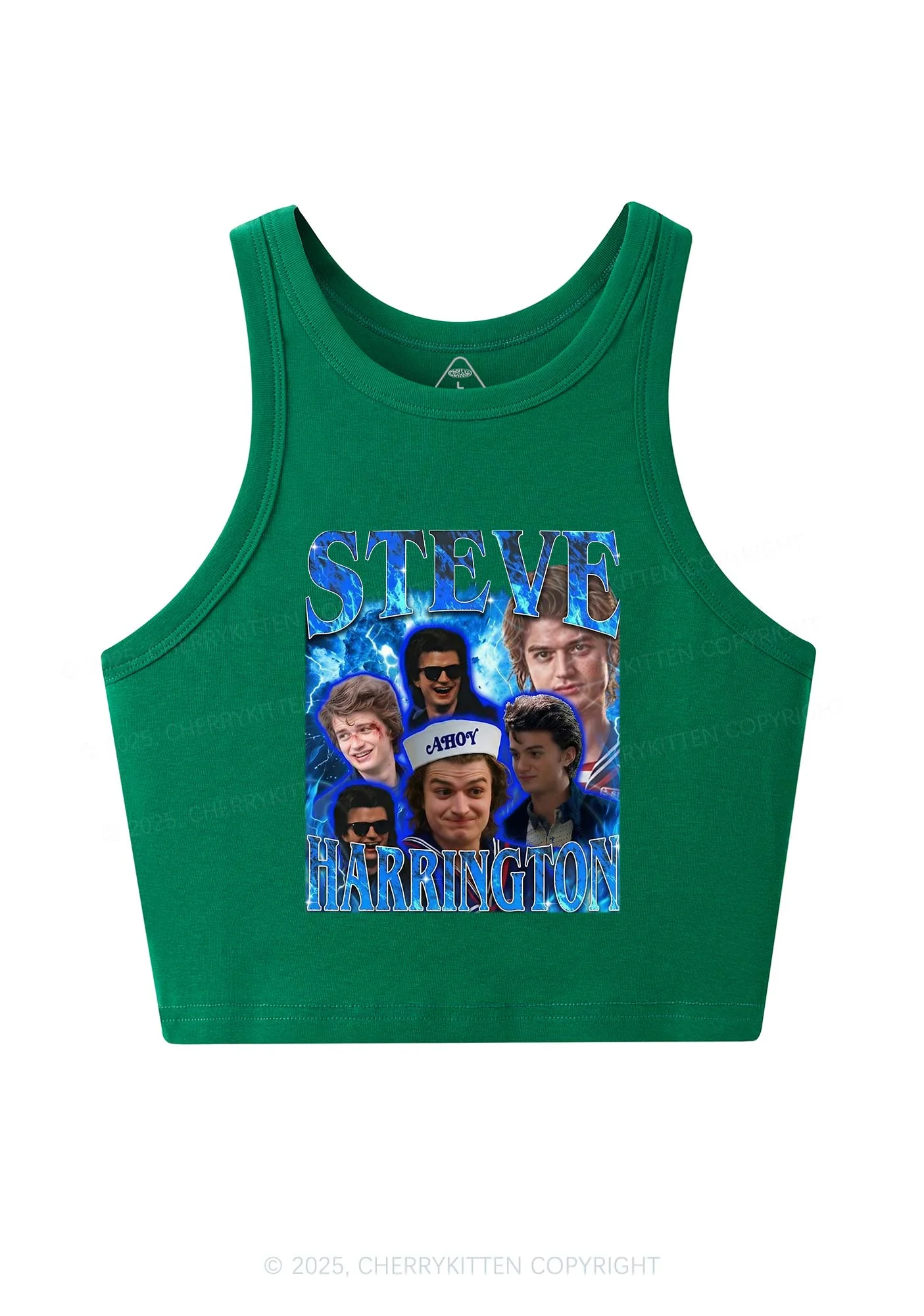 SH Blue Blaze Y2K Crop Tank Top Cherrykitten - Image 6