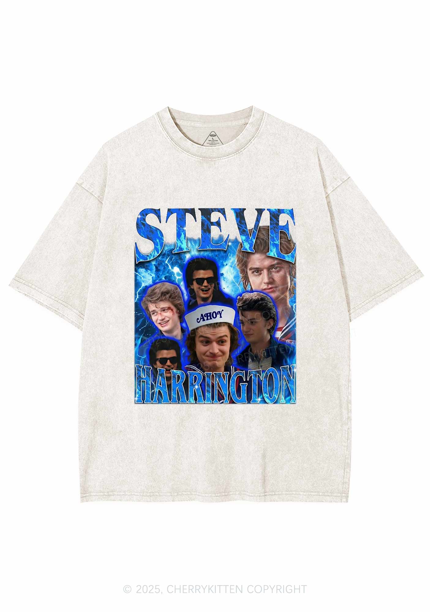 SH Blue Blaze Y2K Shirts Washed Tee Cherrykitten - Image 4