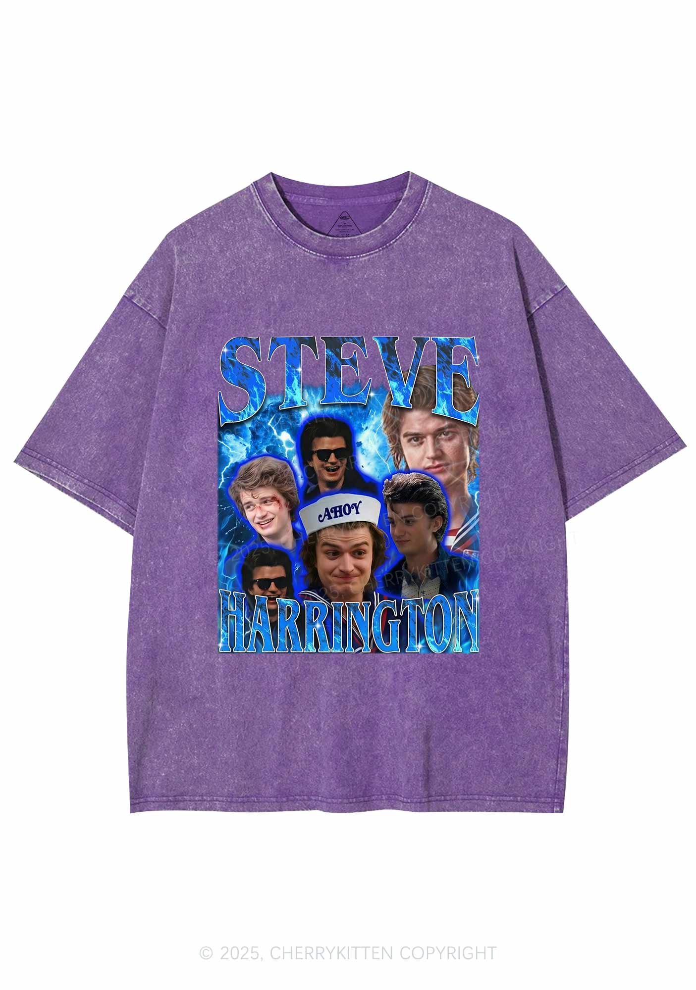 SH Blue Blaze Y2K Shirts Washed Tee Cherrykitten - Image 5