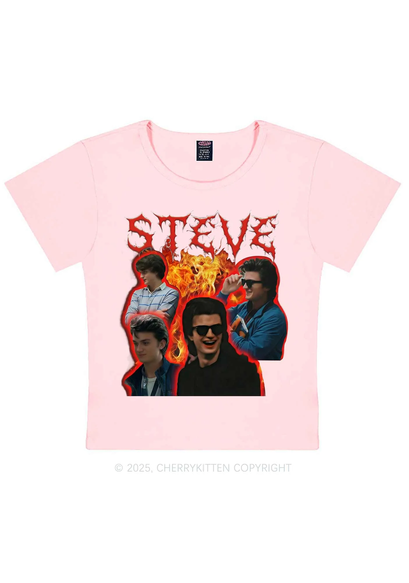 SH Flame Vibe Y2K Baby Tee Cherrykitten - Image 11