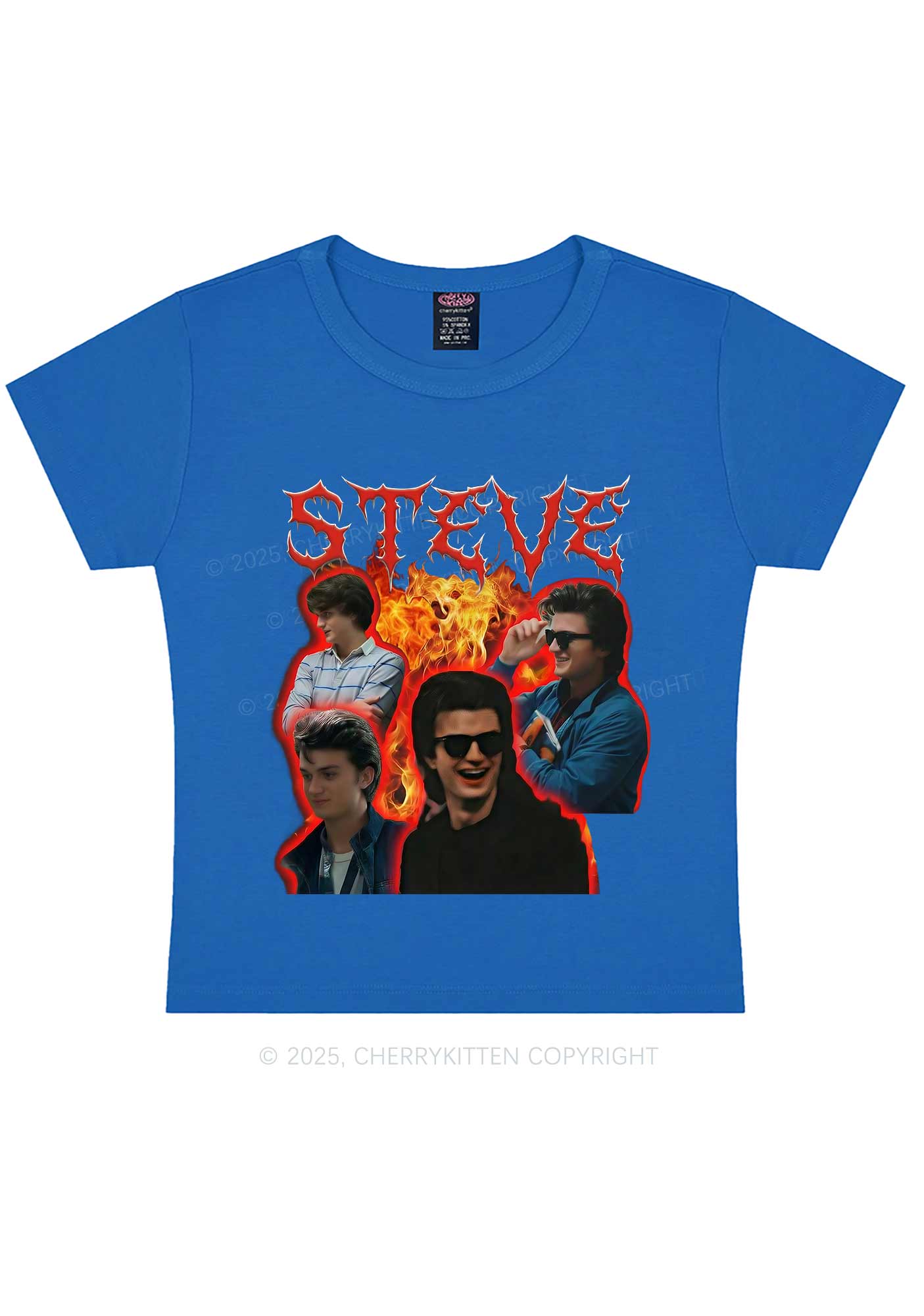 SH Flame Vibe Y2K Baby Tee Cherrykitten - Image 7