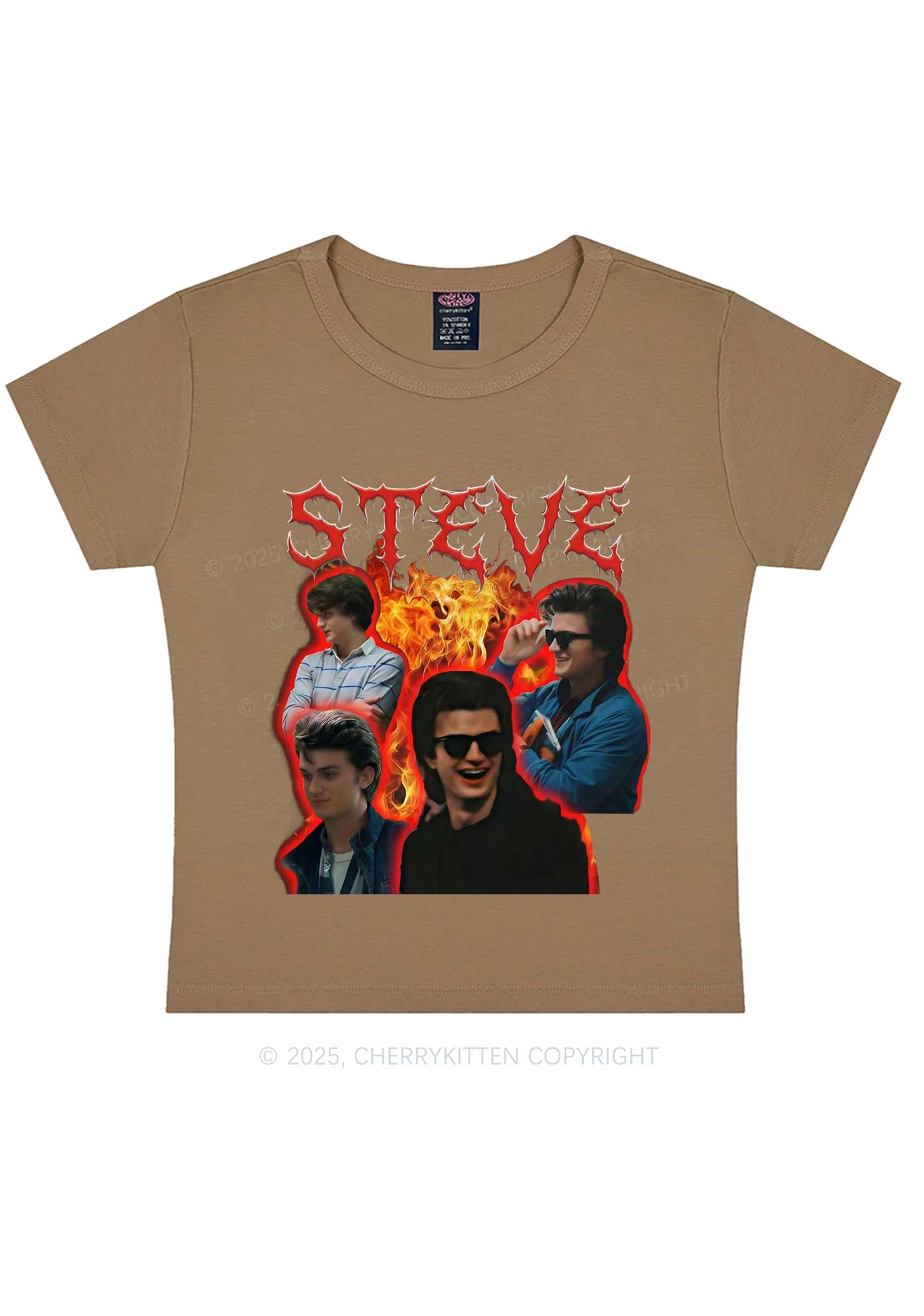SH Flame Vibe Y2K Baby Tee Cherrykitten - Image 9