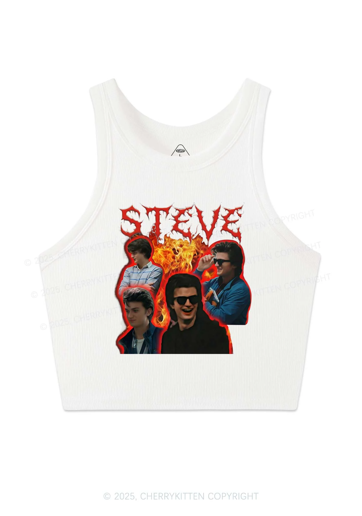SH Flame Vibe Y2K Crop Tank Top Cherrykitten - Image 3