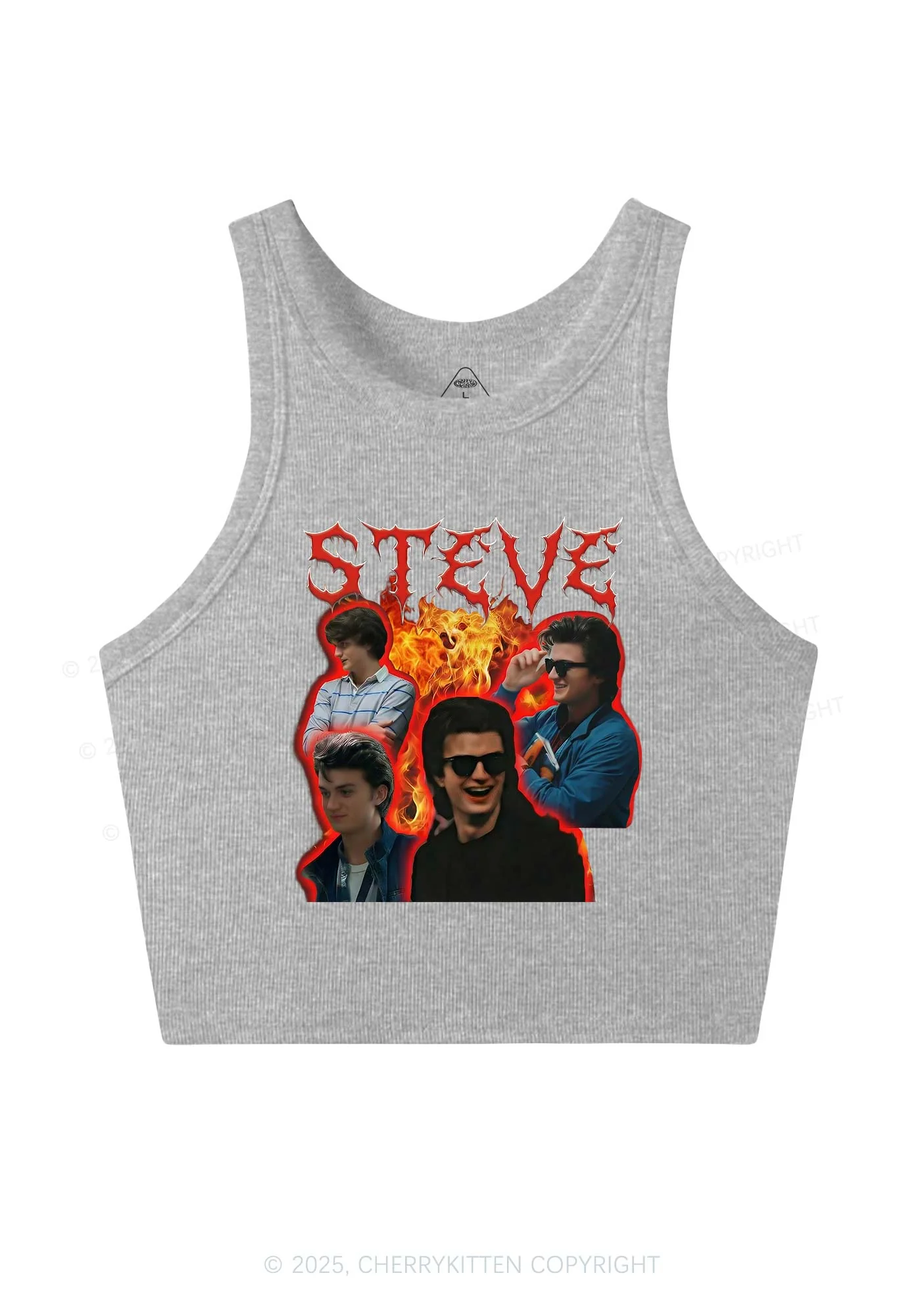SH Flame Vibe Y2K Crop Tank Top Cherrykitten - Image 5