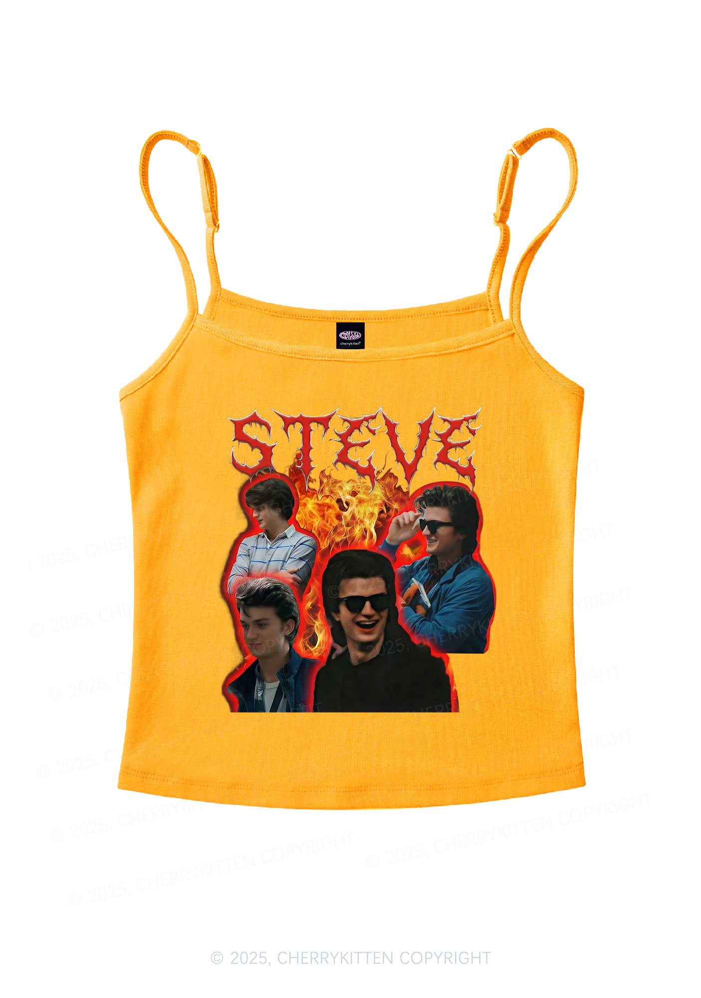 SH Flame Vibe Y2K Spaghetti Strap Cami Cherrykitten - Image 5