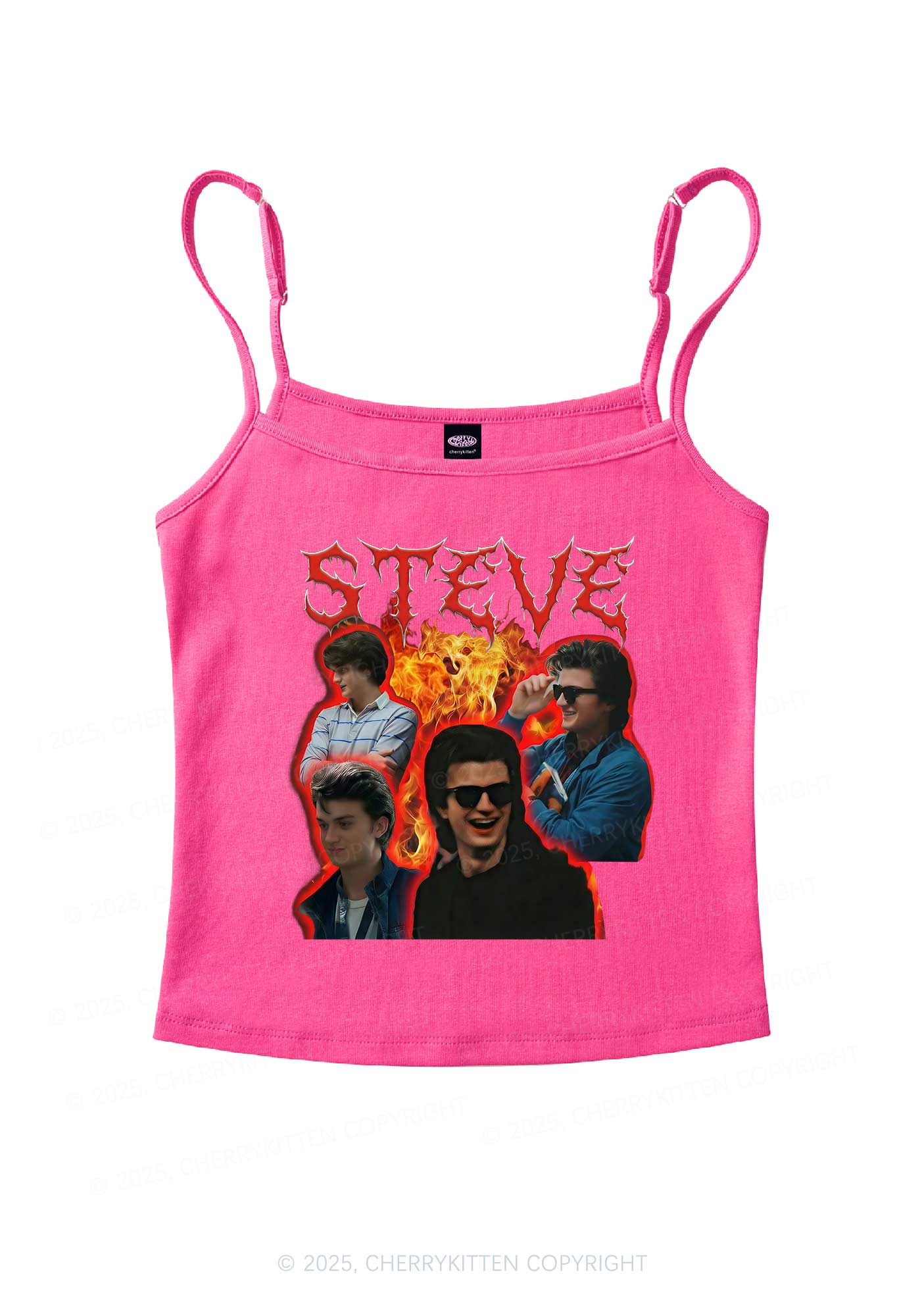 SH Flame Vibe Y2K Spaghetti Strap Cami Cherrykitten - Image 7