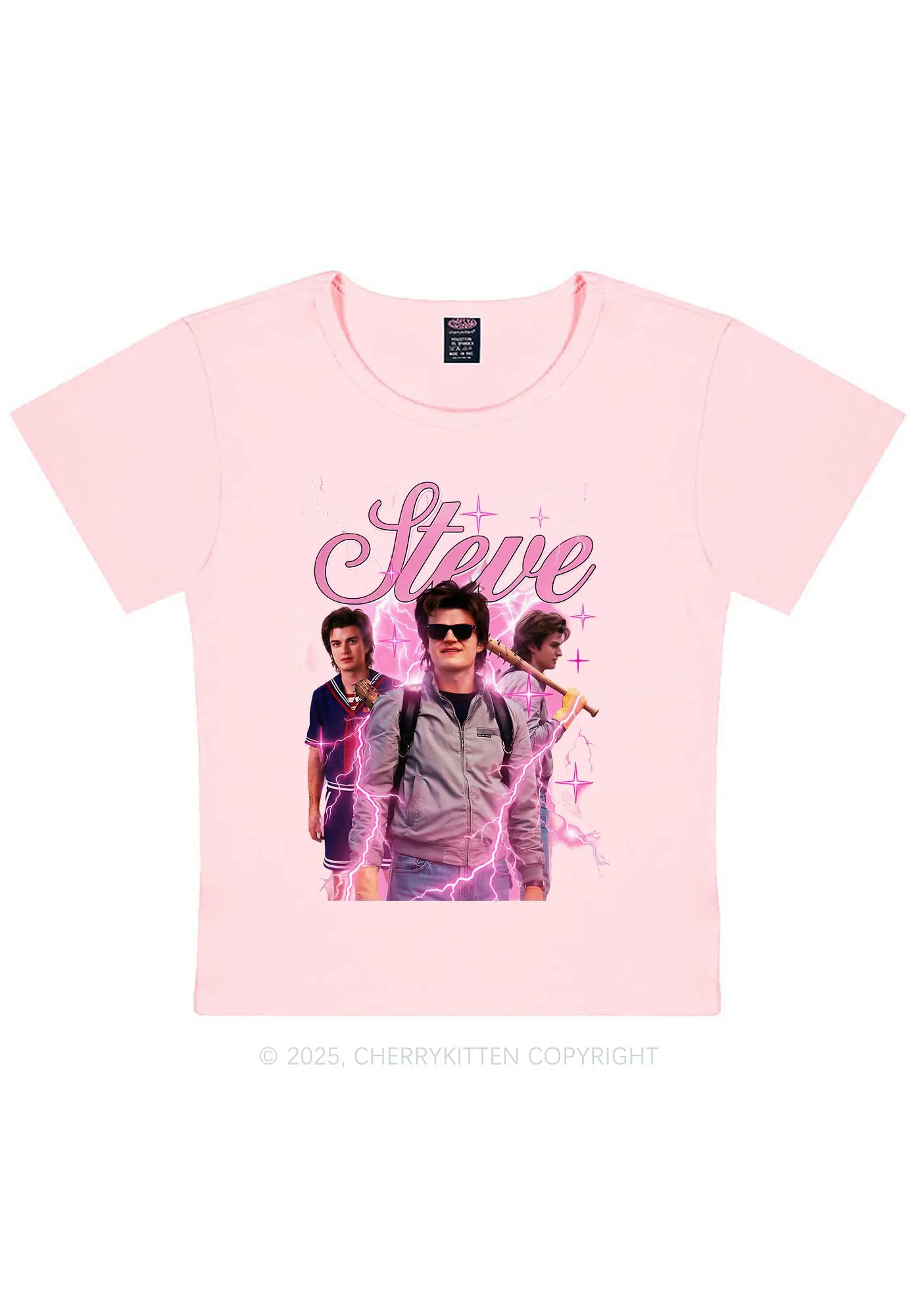 SH Pastel Spark Y2K Baby Tee Cherrykitten - Image 4