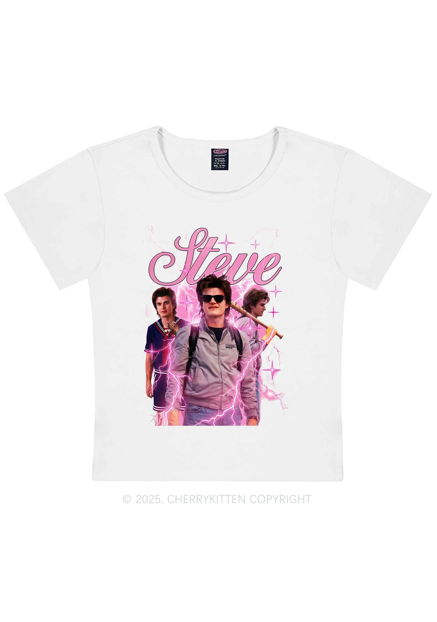 SH Pastel Spark Y2K Baby Tee Cherrykitten - Image 5