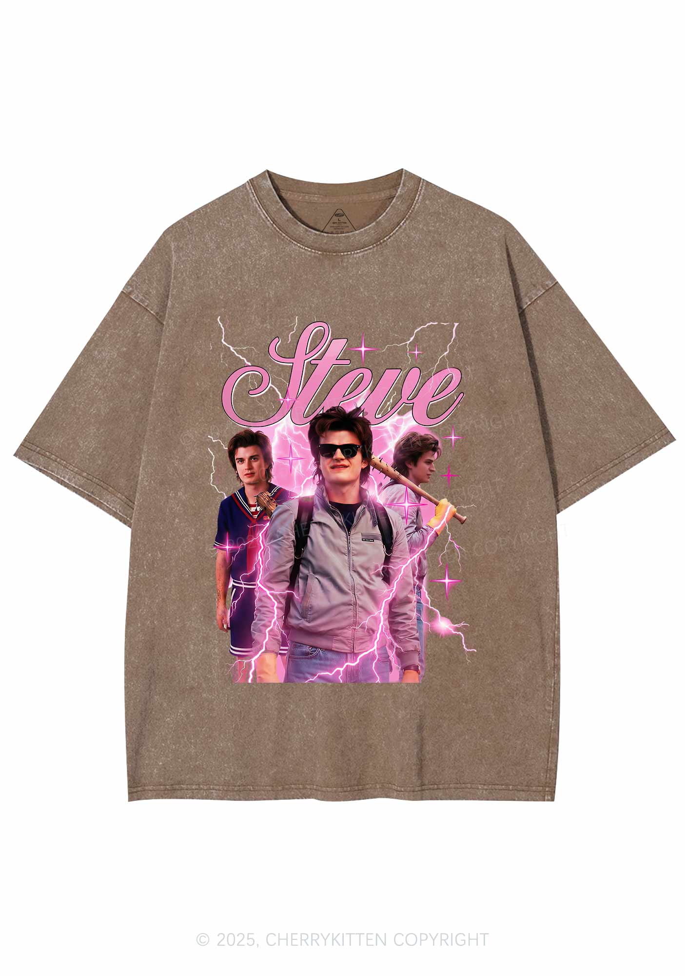 SH Pastel Spark Y2K Shirts Washed Tee Cherrykitten - Image 7