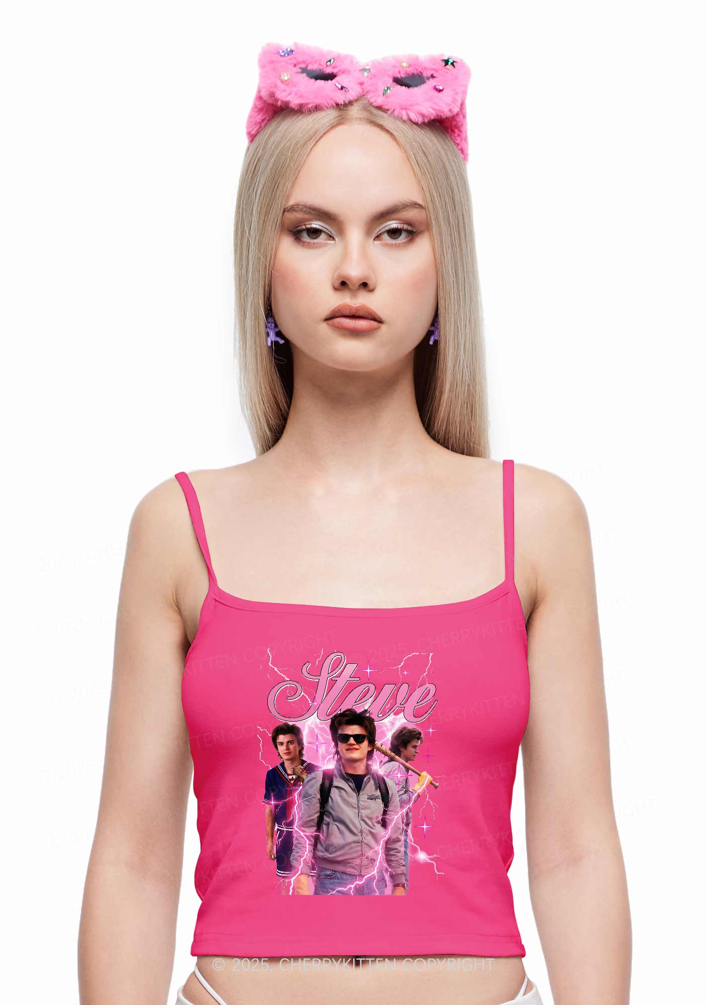 SH Pastel Spark Y2K Spaghetti Strap Cami Cherrykitten - Image 2