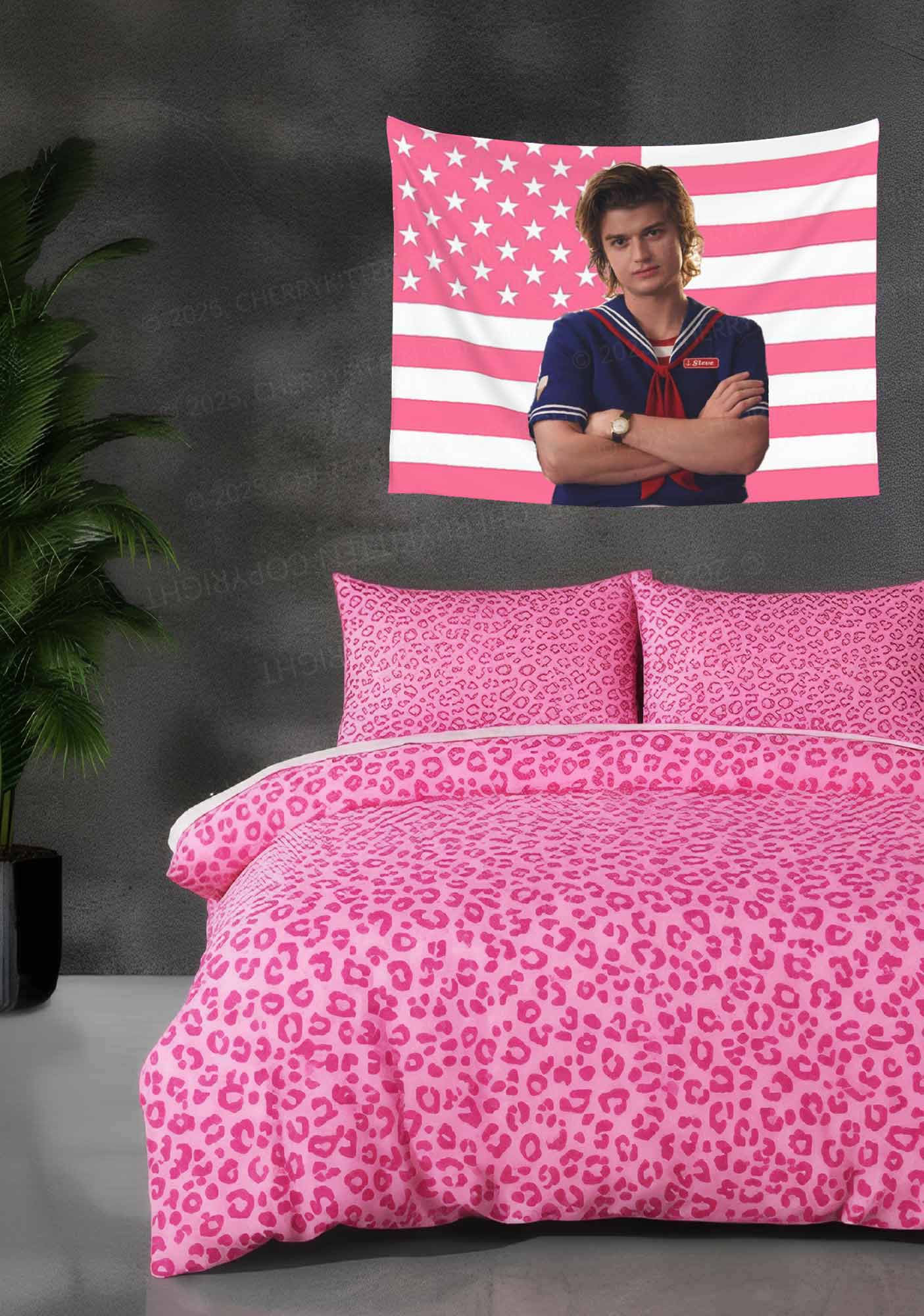 SH Pink Flag Y2K Tapestry Cherrykitten - Image 3