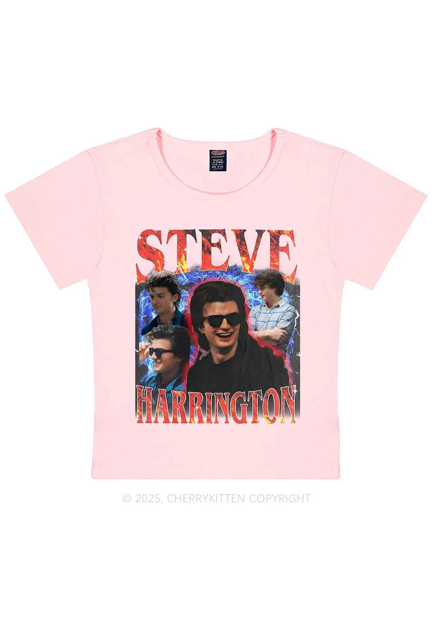 SH Red Blaze Y2K Baby Tee Cherrykitten - Image 11