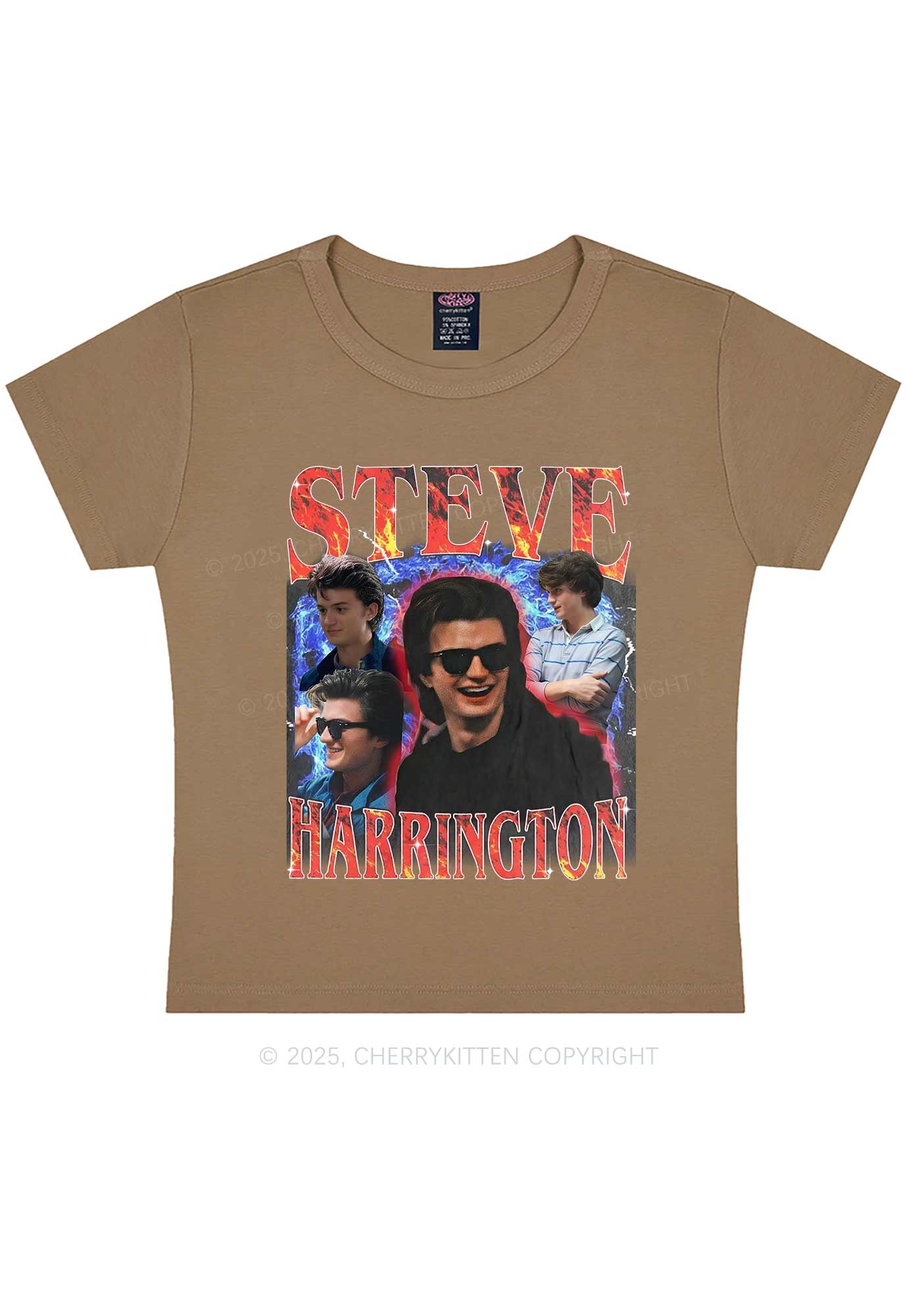 SH Red Blaze Y2K Baby Tee Cherrykitten - Image 9