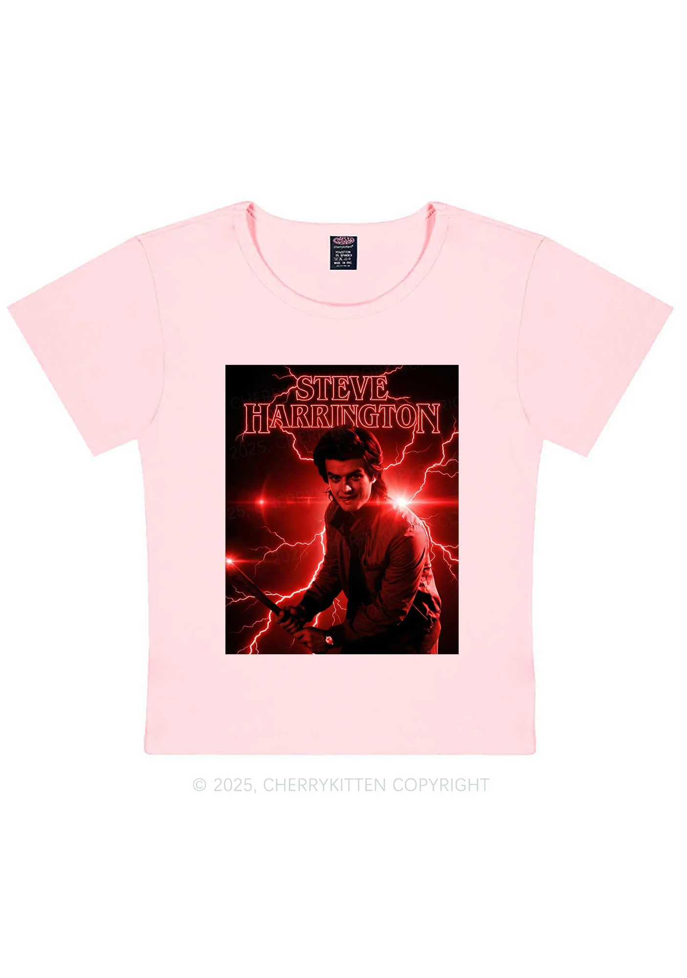 SH Red Lightning Y2K Baby Tee Cherrykitten - Image 11