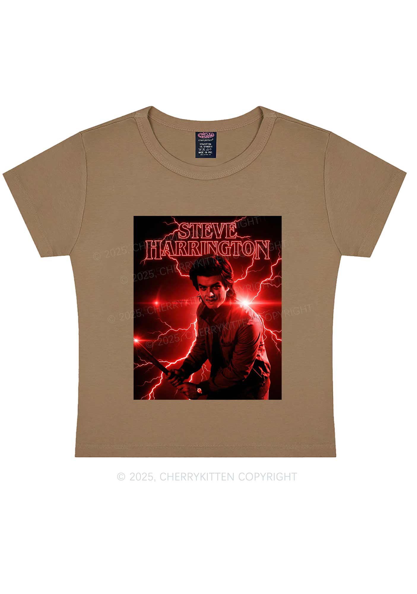 SH Red Lightning Y2K Baby Tee Cherrykitten - Image 8