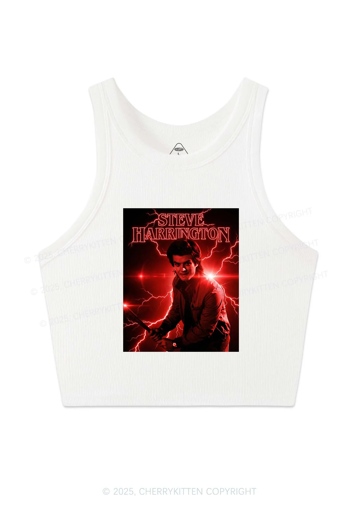 SH Red Lightning Y2K Crop Tank Top Cherrykitten - Image 3