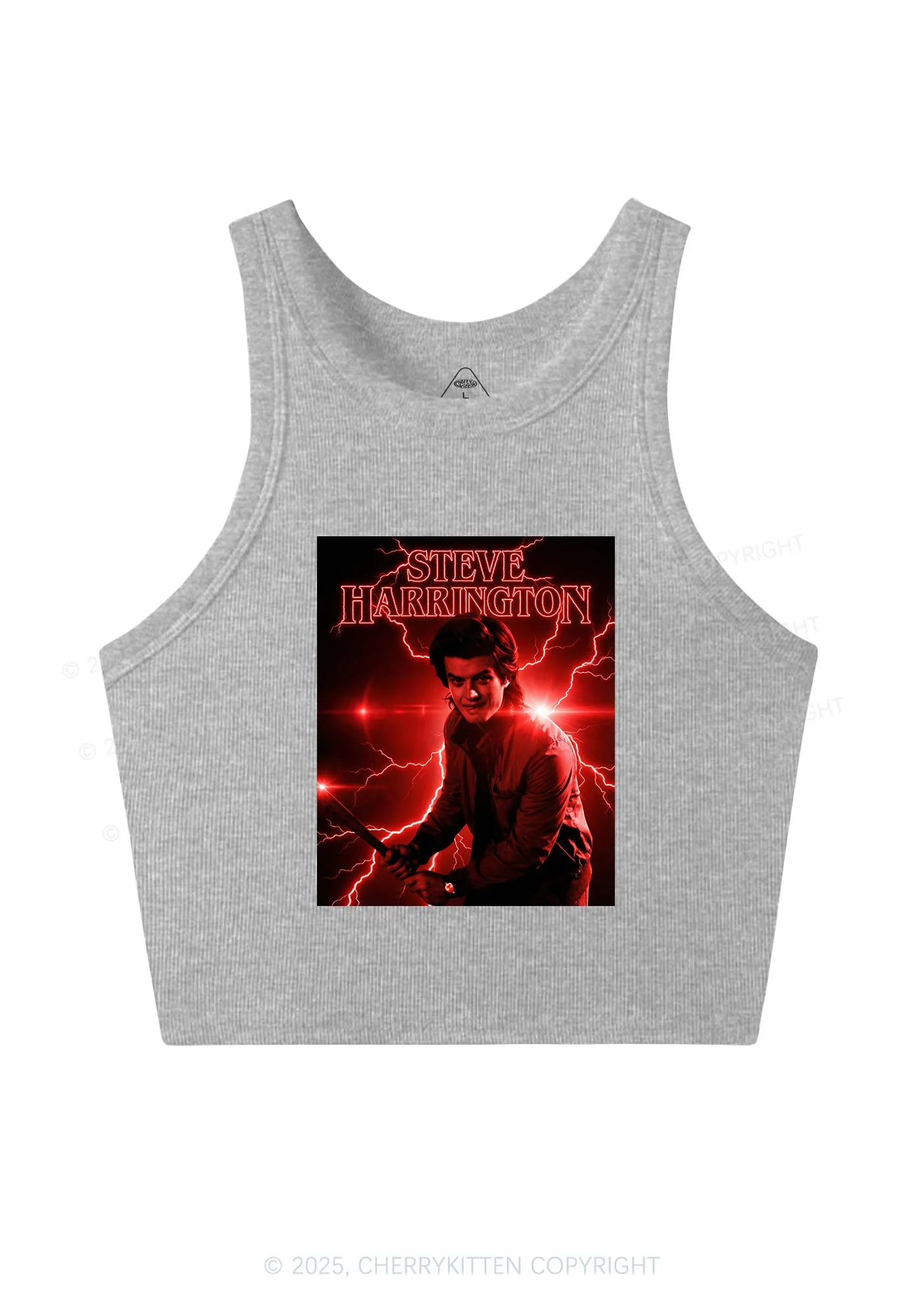 SH Red Lightning Y2K Crop Tank Top Cherrykitten - Image 4
