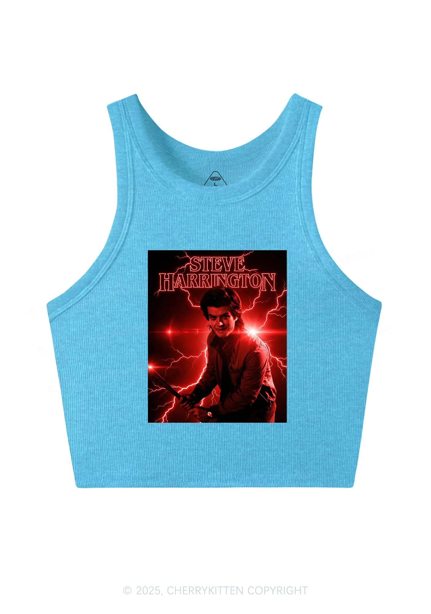SH Red Lightning Y2K Crop Tank Top Cherrykitten - Image 5