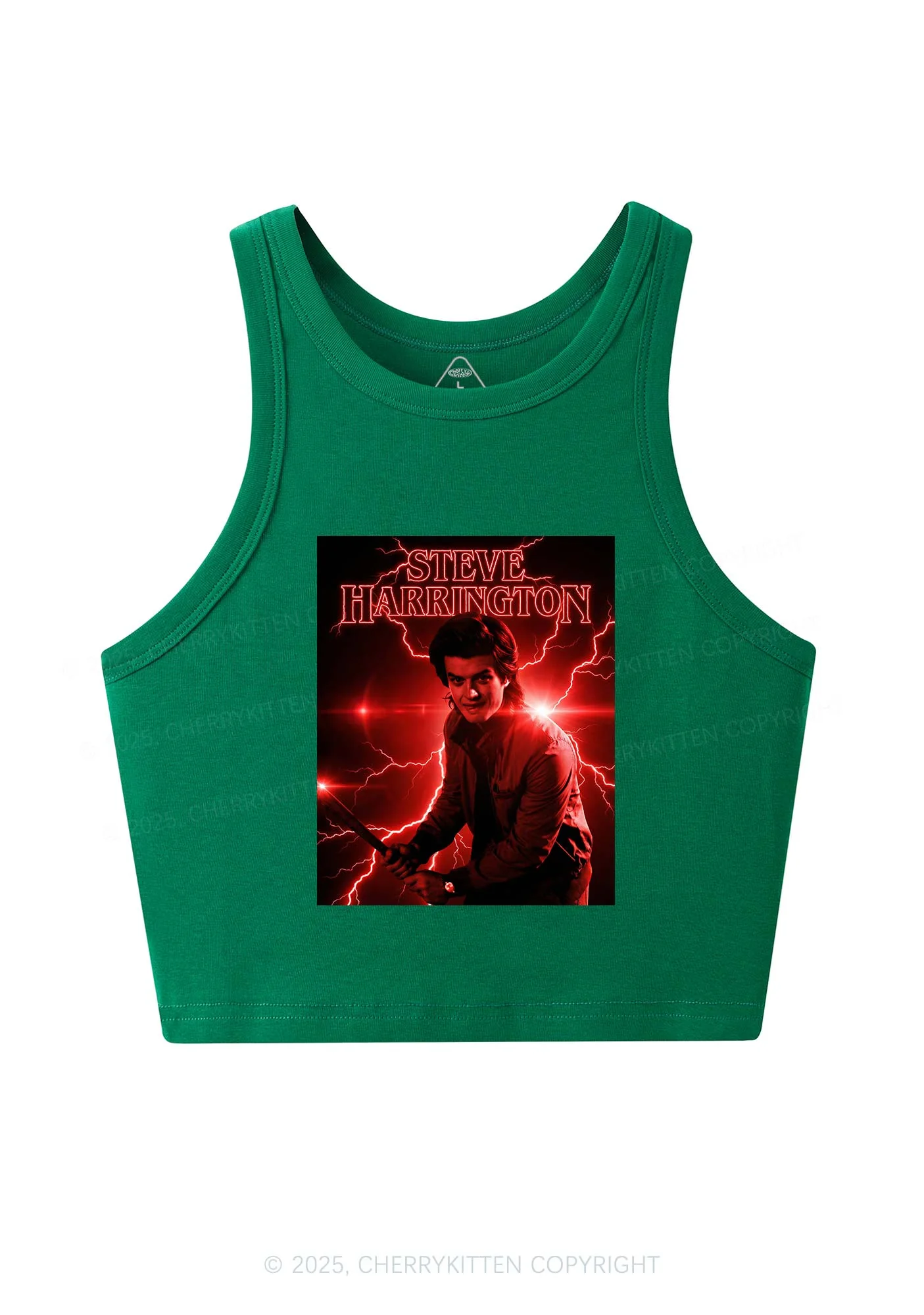 SH Red Lightning Y2K Crop Tank Top Cherrykitten - Image 6