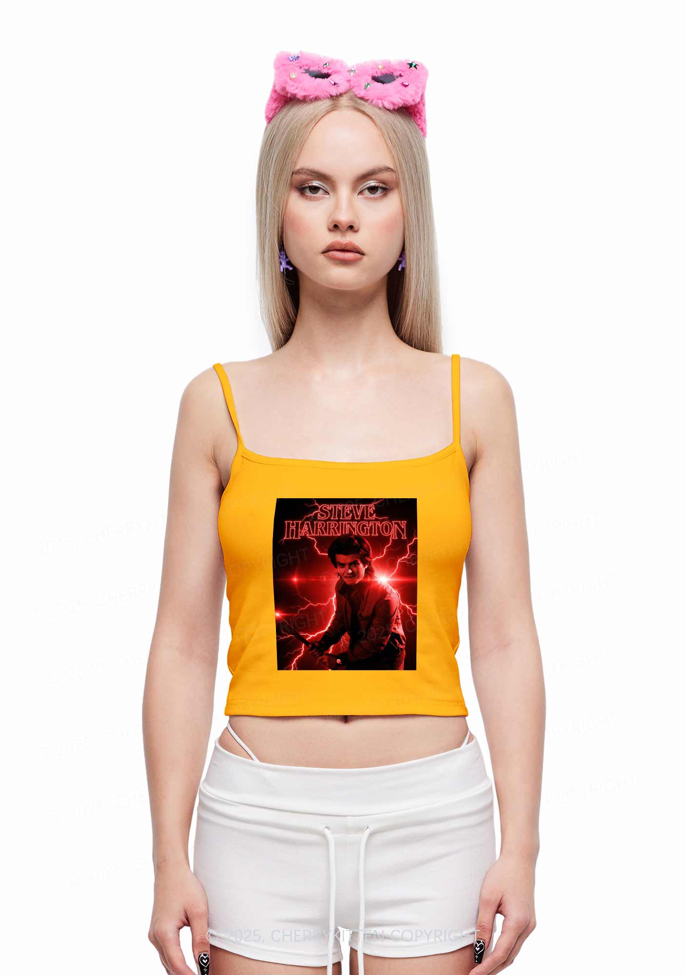 SH Red Lightning Y2K Spaghetti Strap Cami Cherrykitten - Image 2