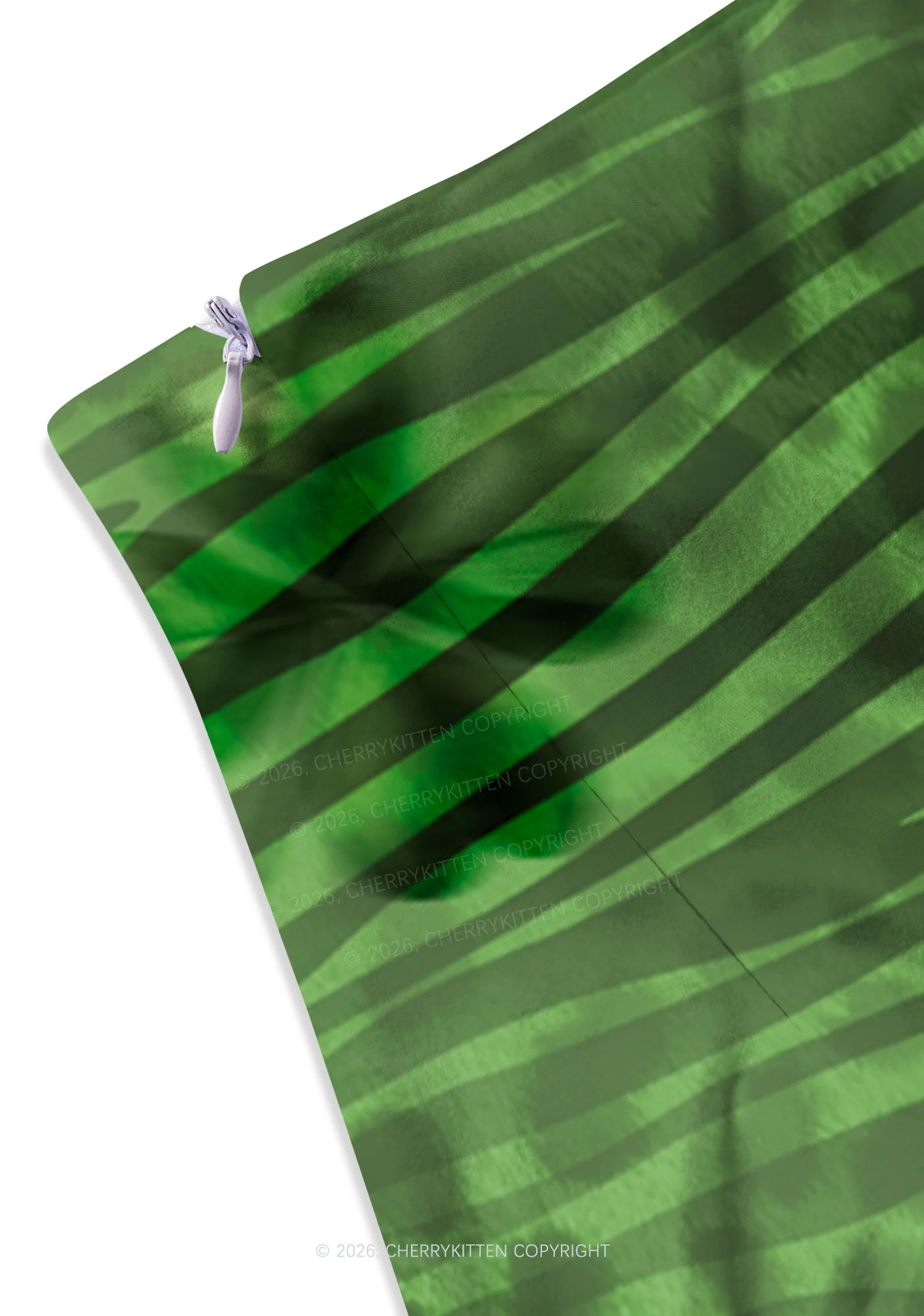 Shamrock Green Leopard St Patricks Y2K Print Mini Skirt Cherrykitten - Image 3