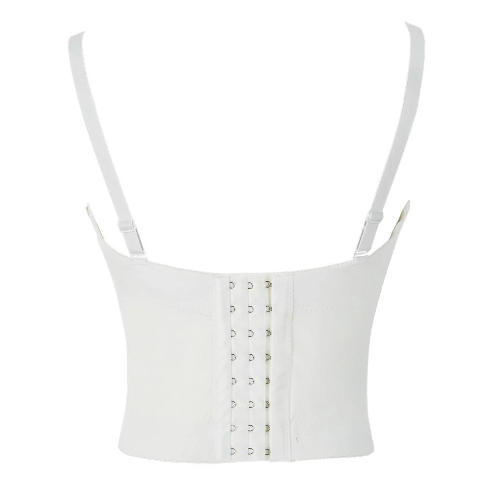 Colorful Acrylic Beaded Corset Top - Image 2