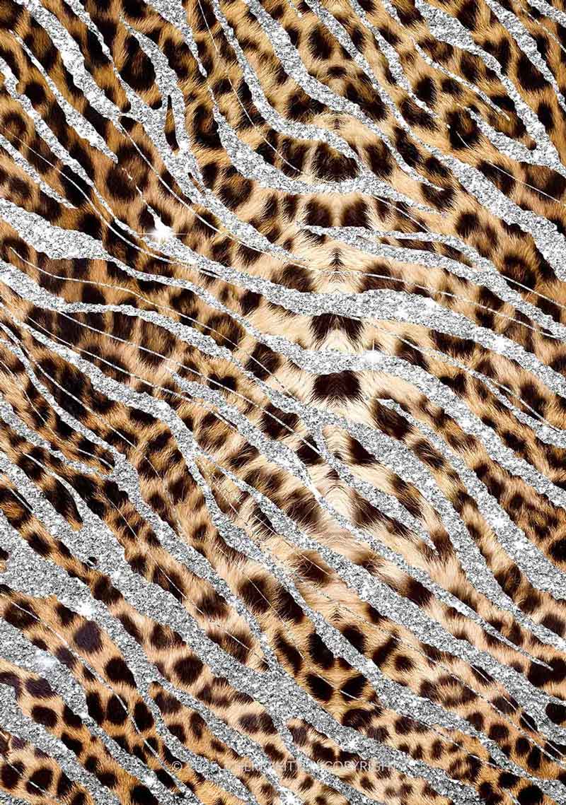 Shimmering Leopard Y2K Print Bikini Set Cherrykitten - Image 2