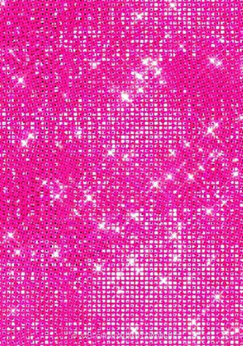 Shiny Pink Y2K Print Mini Layered Skirt Cherrykitten - Image 2