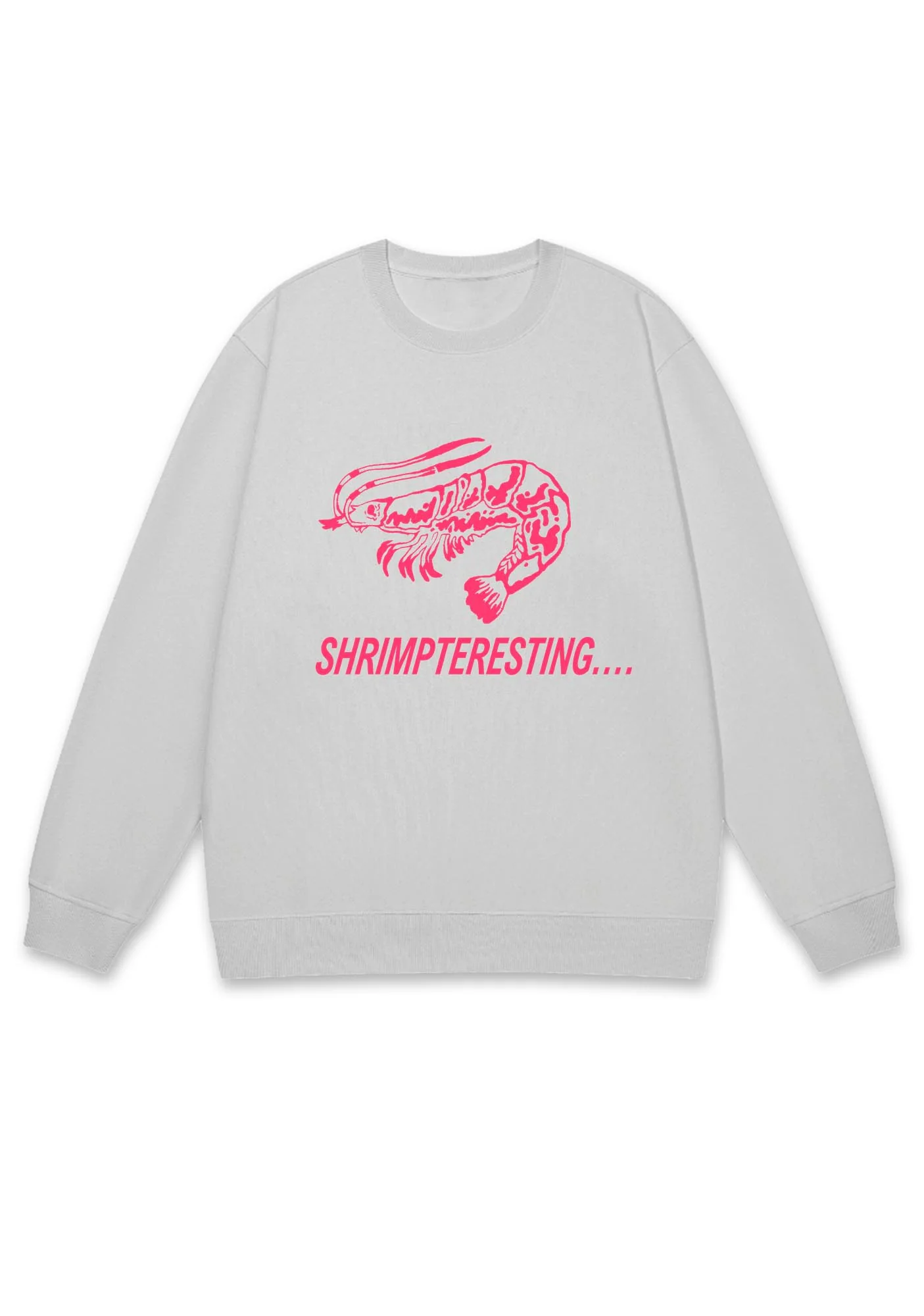 Shrimp Teresting Y2K Sweatshirt - Image 3