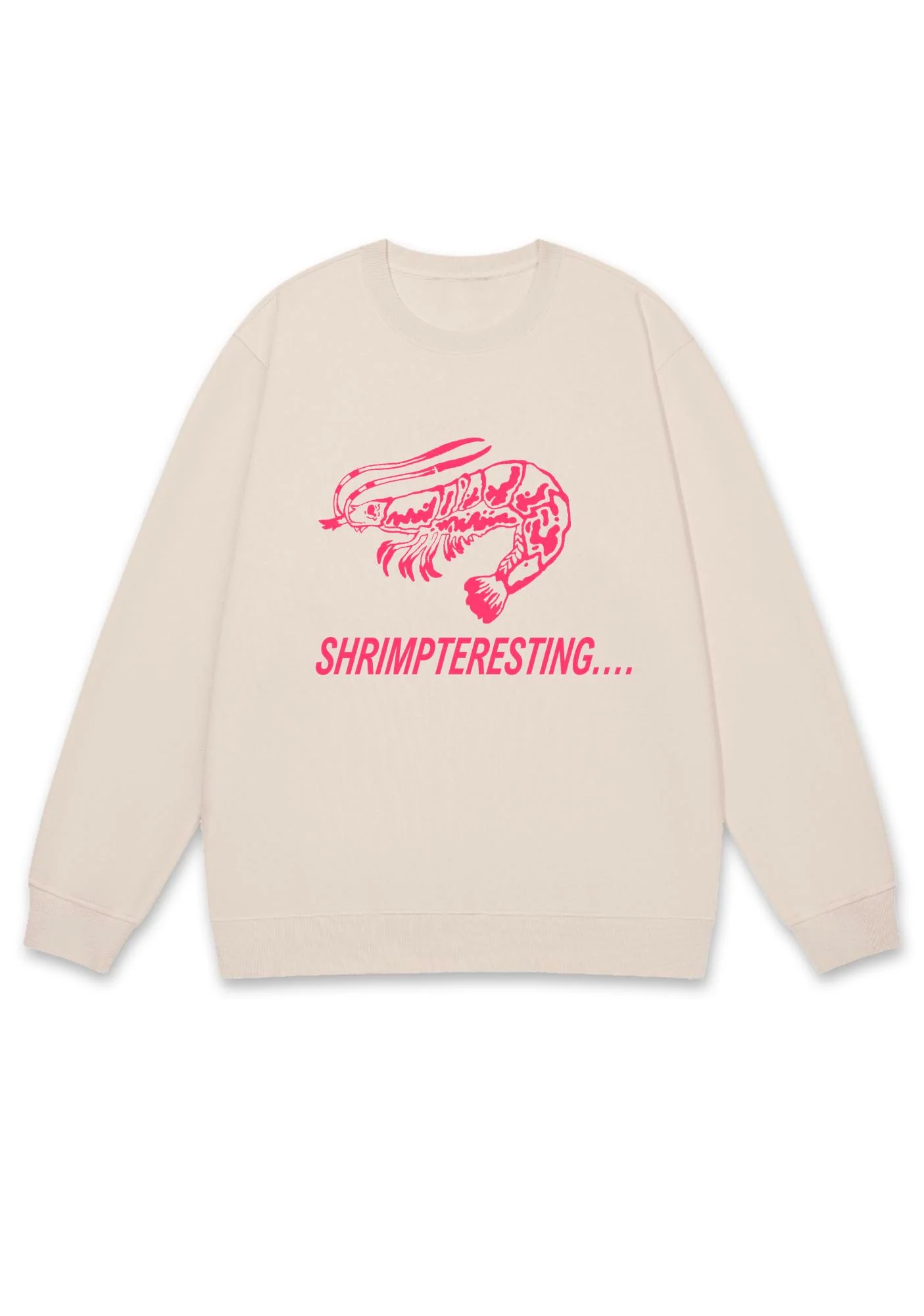 Shrimp Teresting Y2K Sweatshirt - Image 4