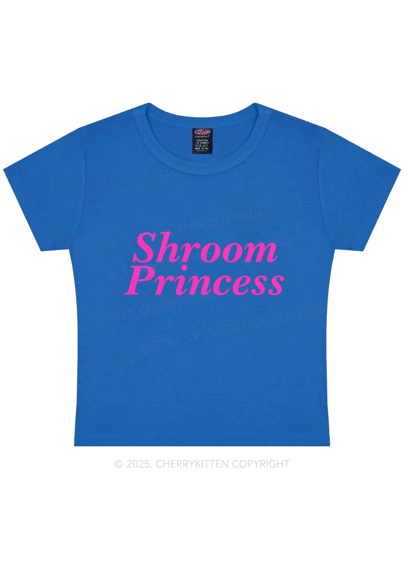 Shroom Princess Y2K Baby Tee Cherrykitten - Image 10