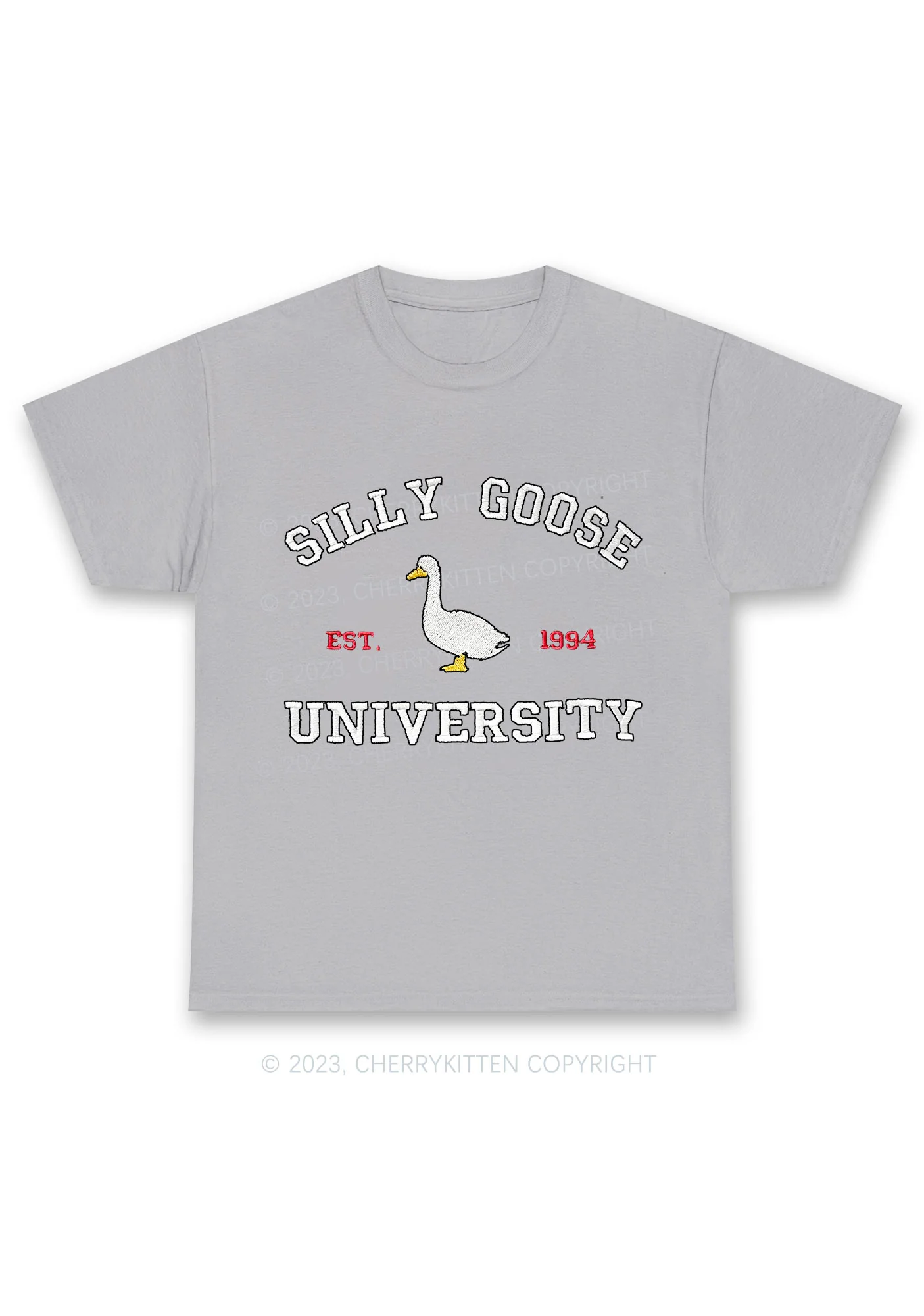 Silly Goose University EST 1994 Chunky Shirt Cherrykitten - Image 5
