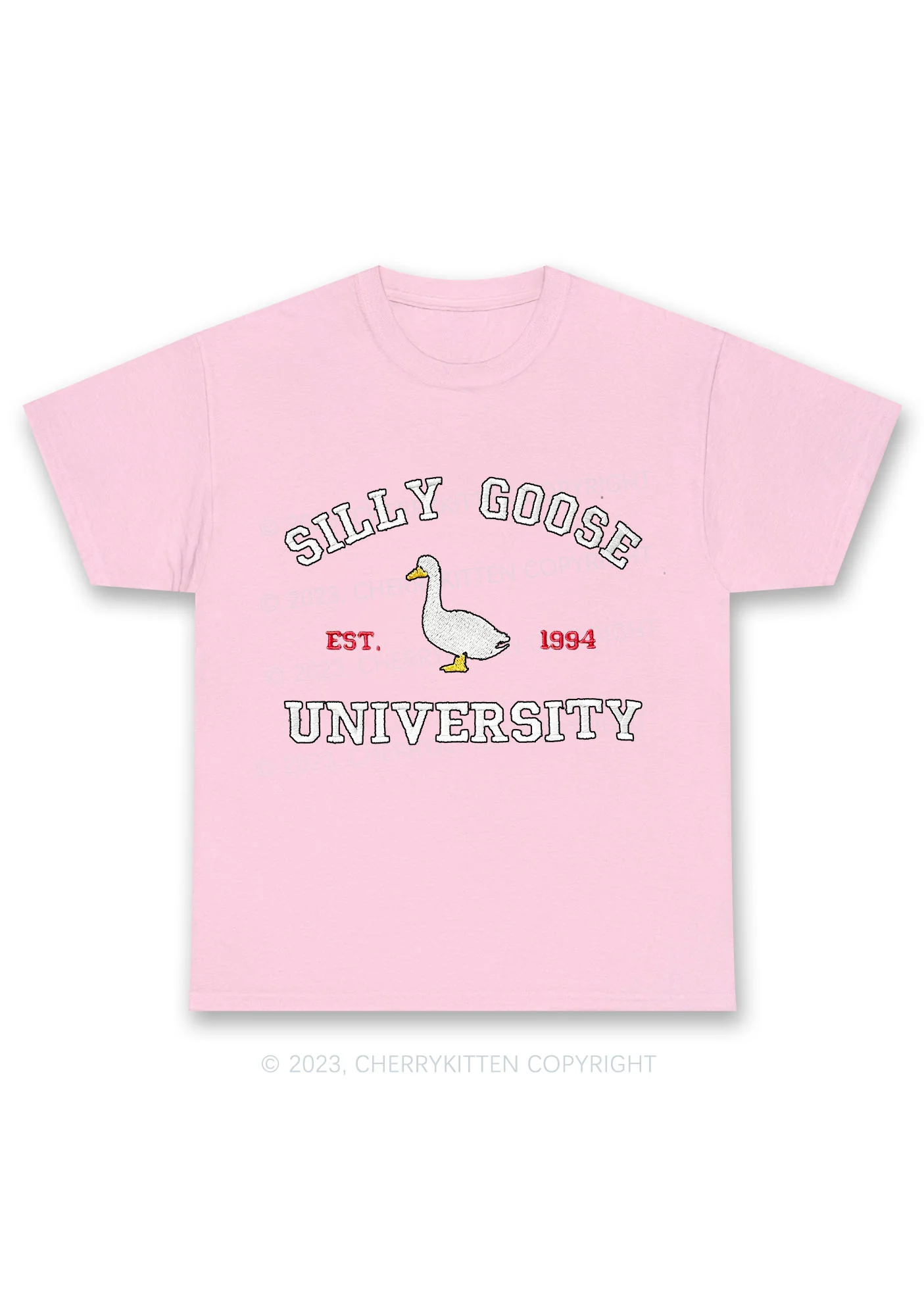 Silly Goose University EST 1994 Chunky Shirt Cherrykitten - Image 6
