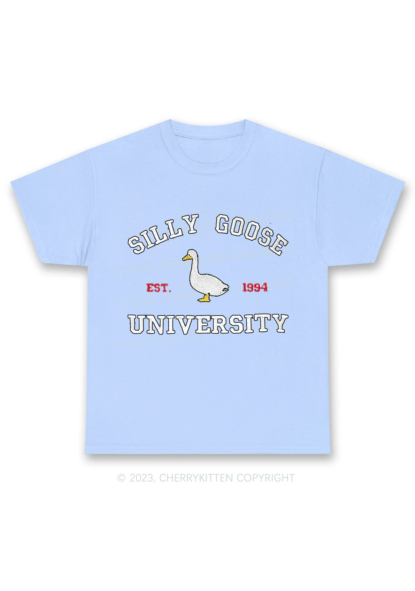 Silly Goose University EST 1994 Chunky Shirt Cherrykitten - Image 7