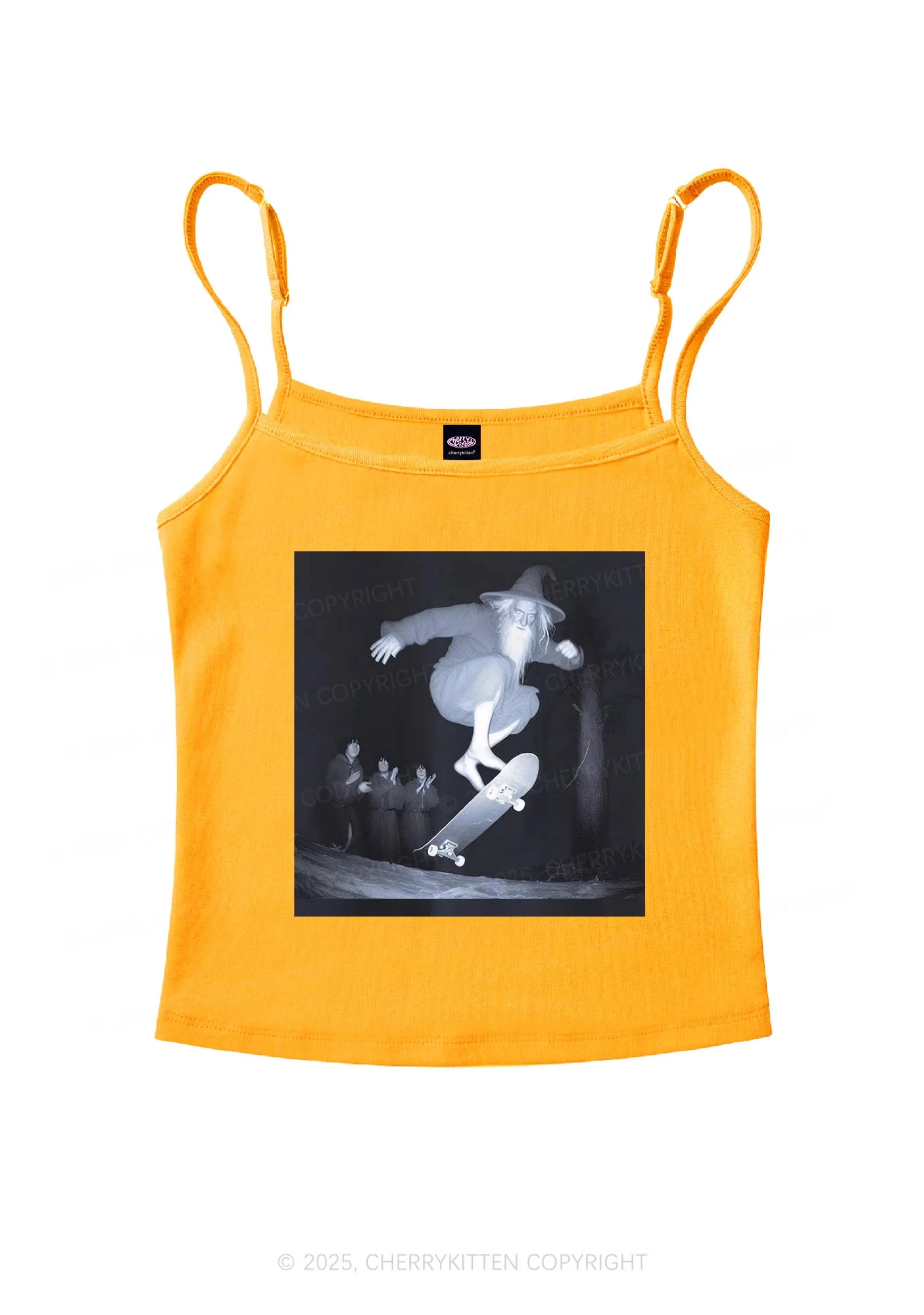 Skating Wizard Y2K Spaghetti Strap Cami Cherrykitten - Image 6