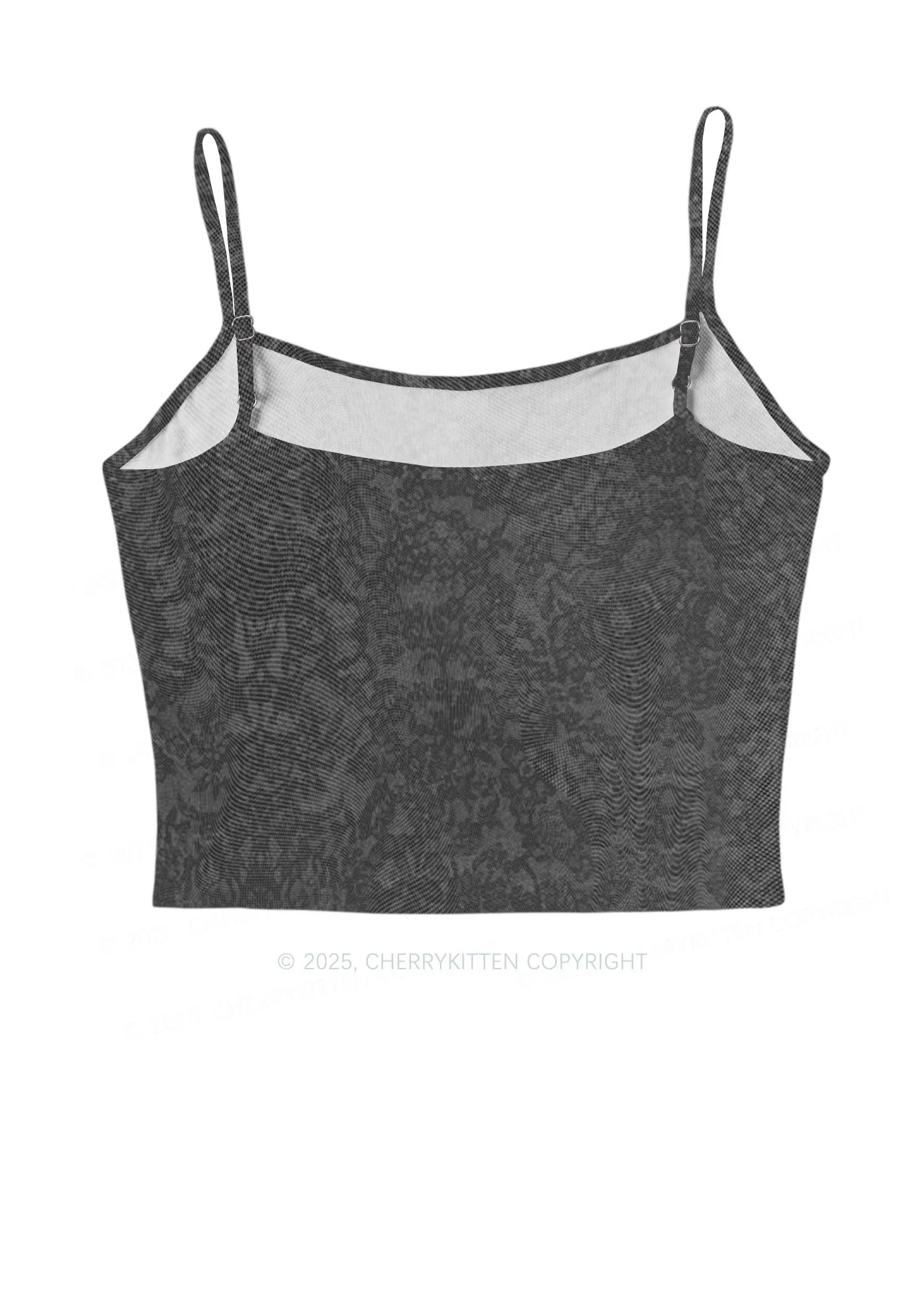 Skeleton Hand Txts Y2K Mesh Cami Tank Cherrykitten - Image 3