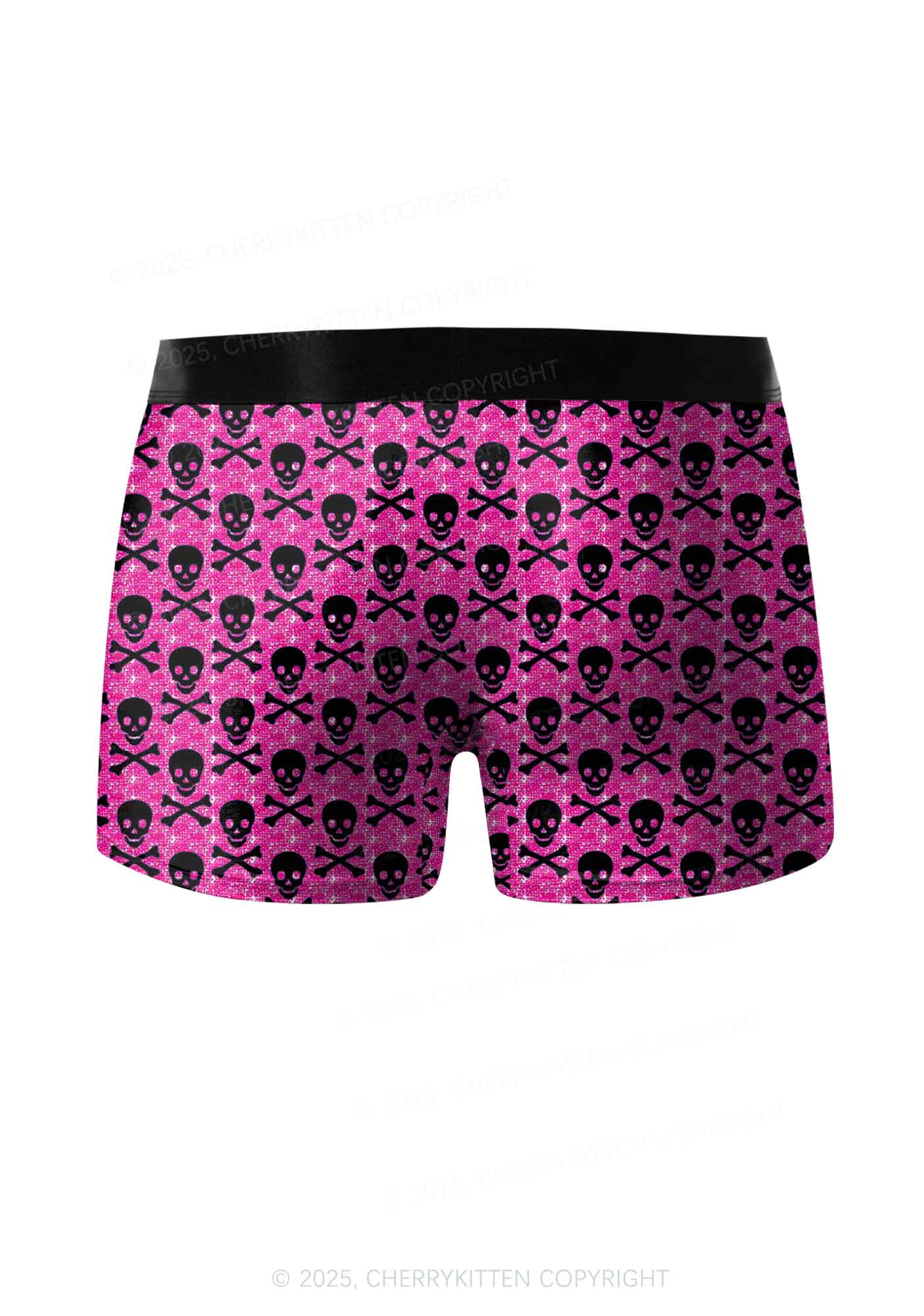 Skeleton Squad Valentine's Day Y2K Print Couples Boxer Briefs Set Cherrykitten - Image 3