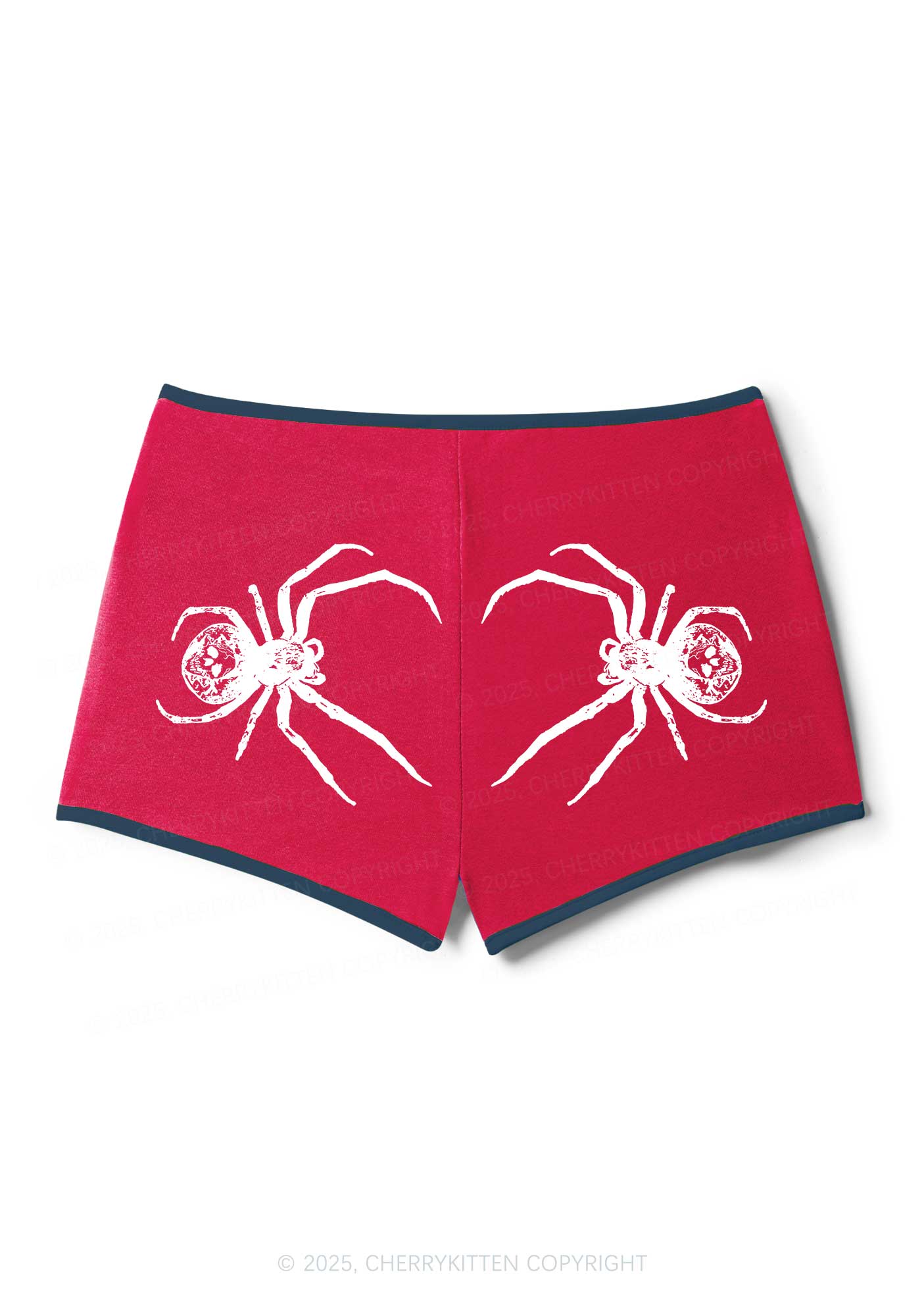 Skull Spider Y2K Booty Shorts Cherrykitten - Image 2