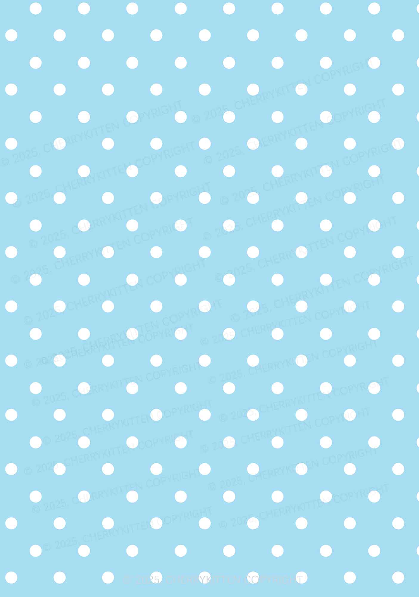 Sky Blue Dots Y2K Print Bikini Set Cherrykitten - Image 2