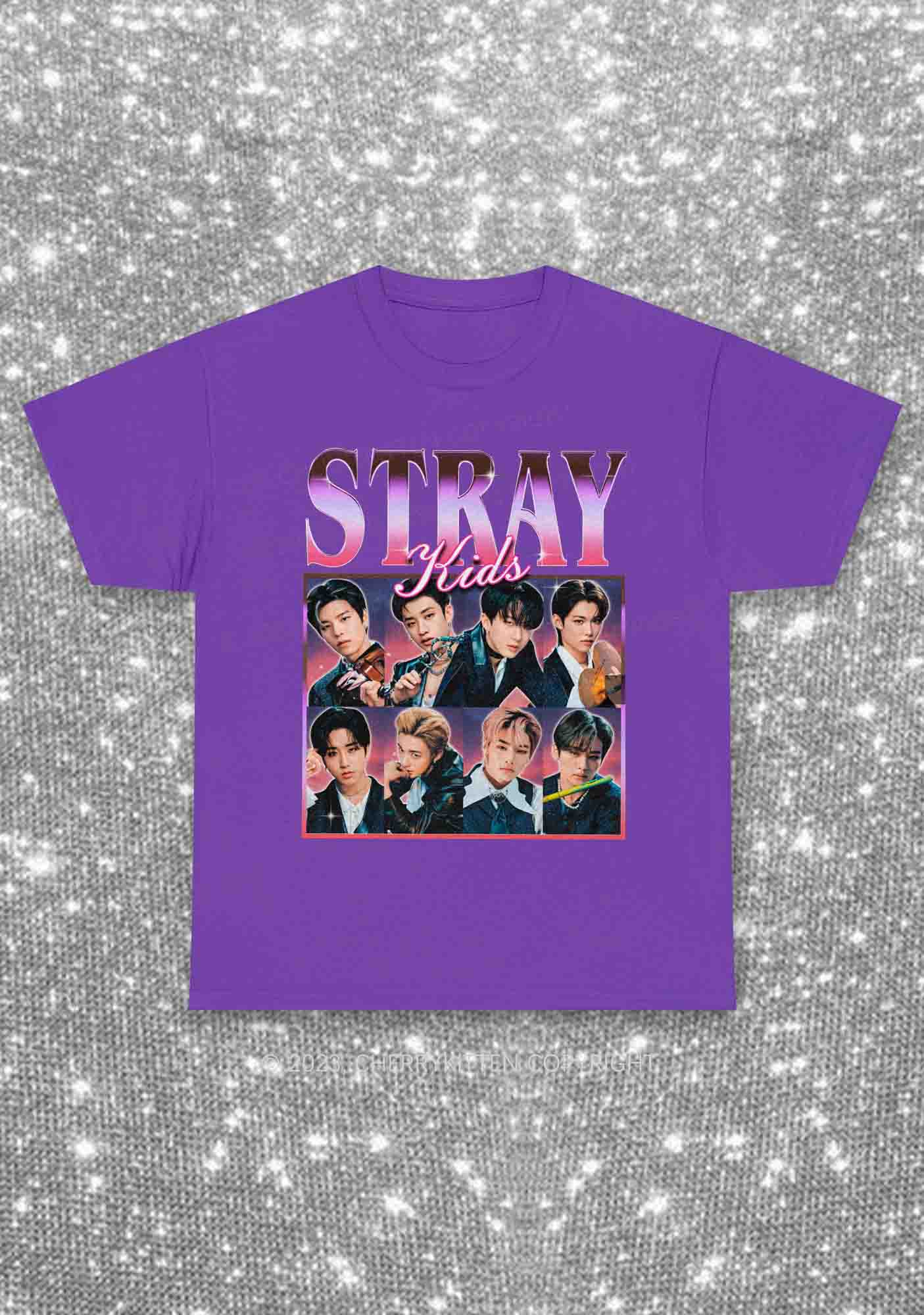 Skz Kpop Retro Y2K Chunky Shirt Cherrykitten - Image 6